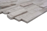 Självhäftande mosaik Grå Nynäshamn - 026 | 0,093 m²/ark