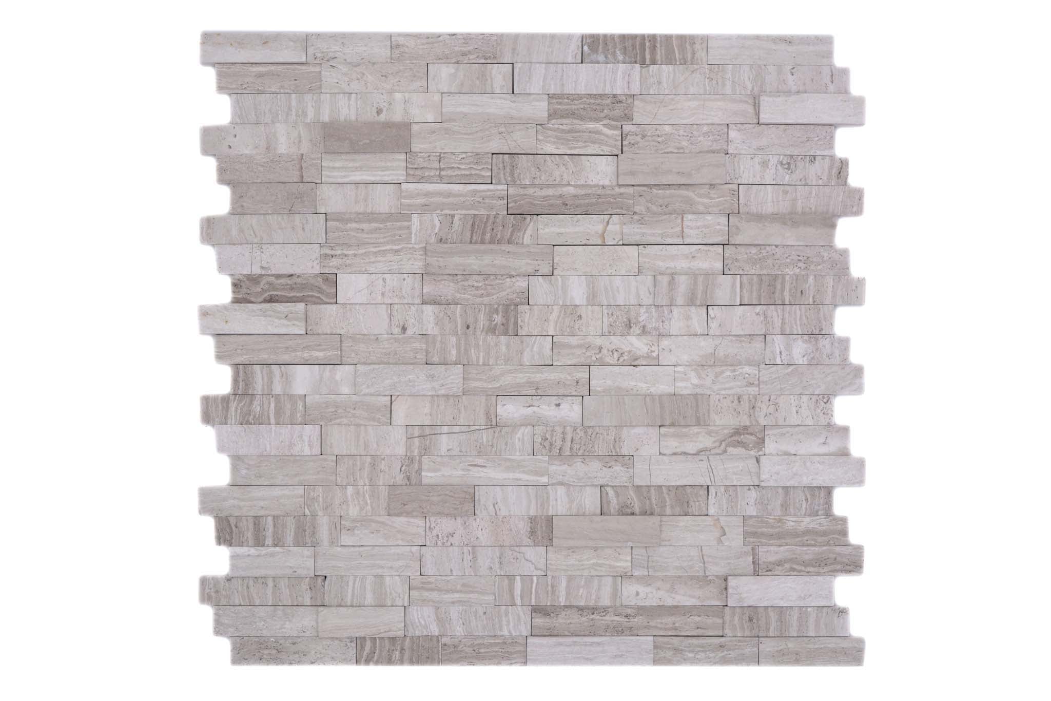 Självhäftande mosaik Grå Nynäshamn - 026 | 0,093 m²/ark