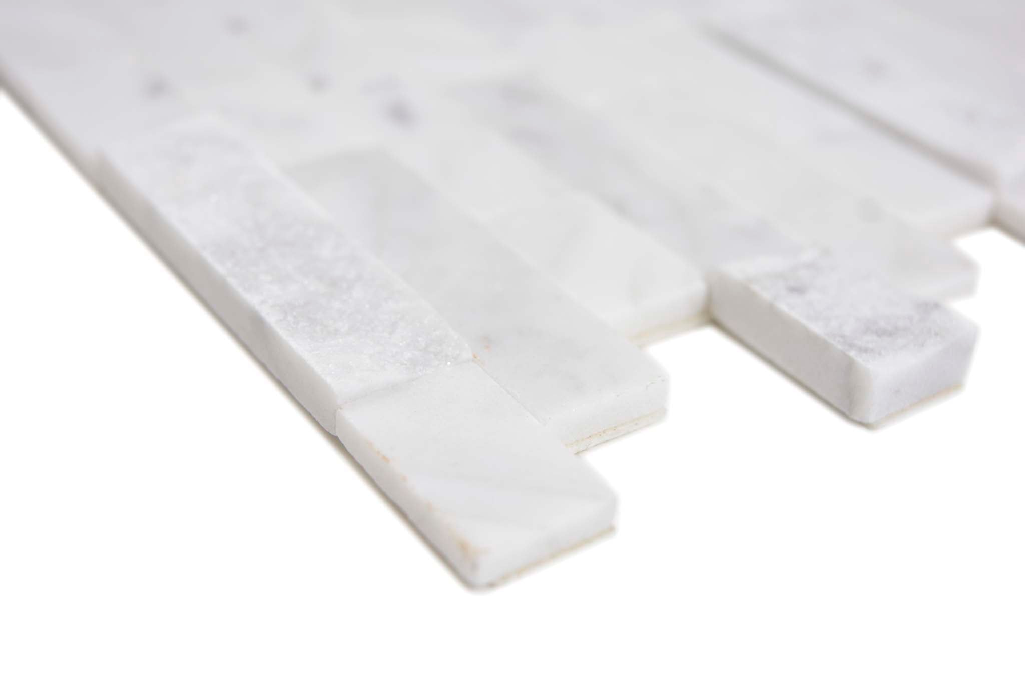 Självhäftande mosaik Vit Fredrikstad - 002 | 0,083 m²/ark