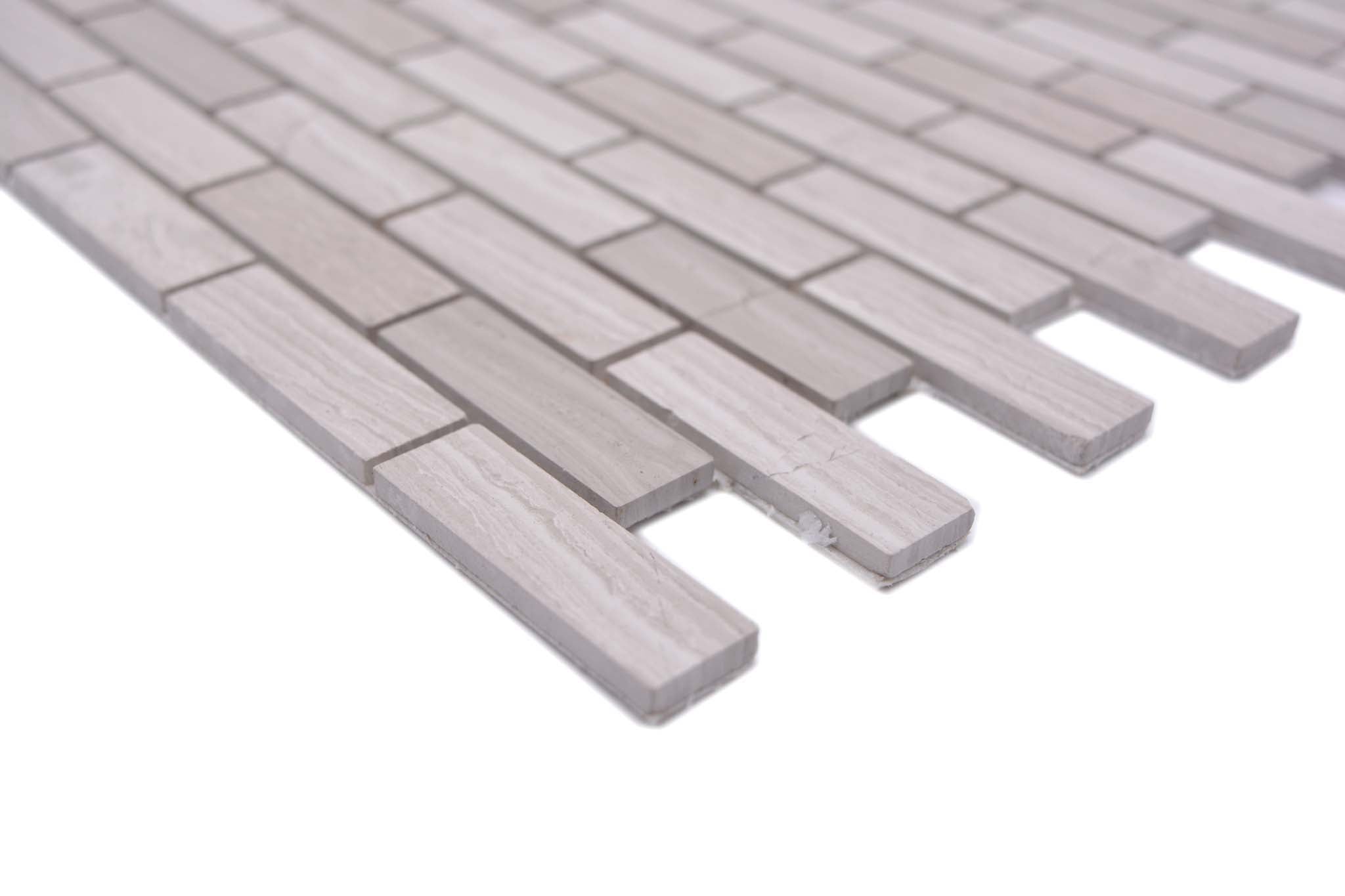 Självhäftande mosaik Grå Fredrikstad - 006 | 0,092 m²/ark