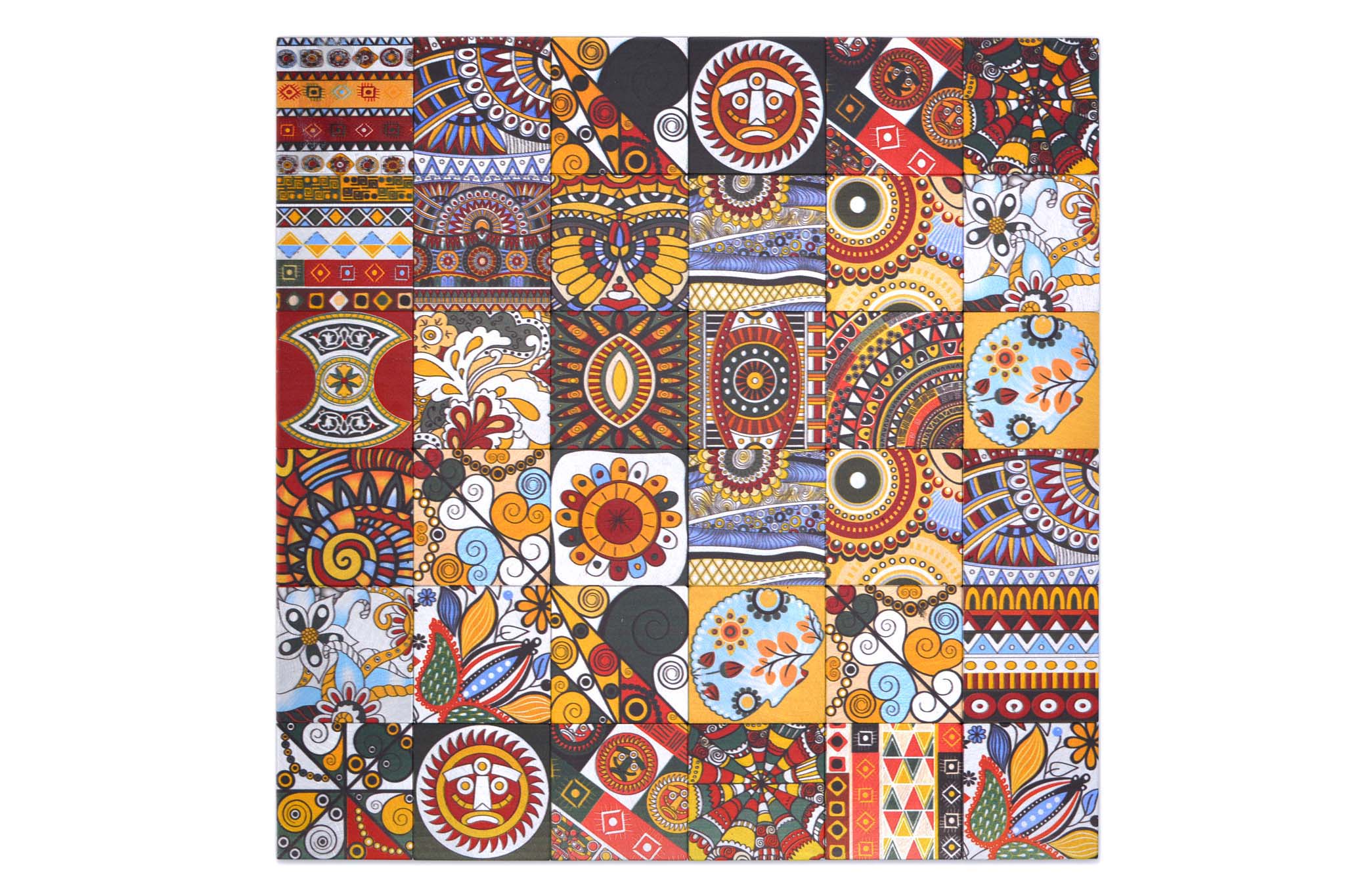 Självhäftande mosaik Flerfärgad Nynäshamn - 035 | 0,093 m²/ark