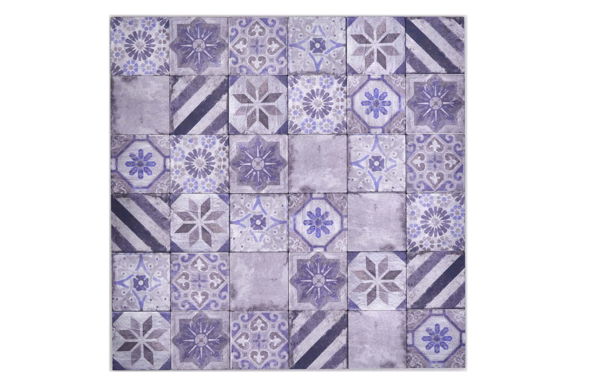 Självhäftande mosaik Flerfärgad Nynäshamn - 037 | 0,093 m²/ark