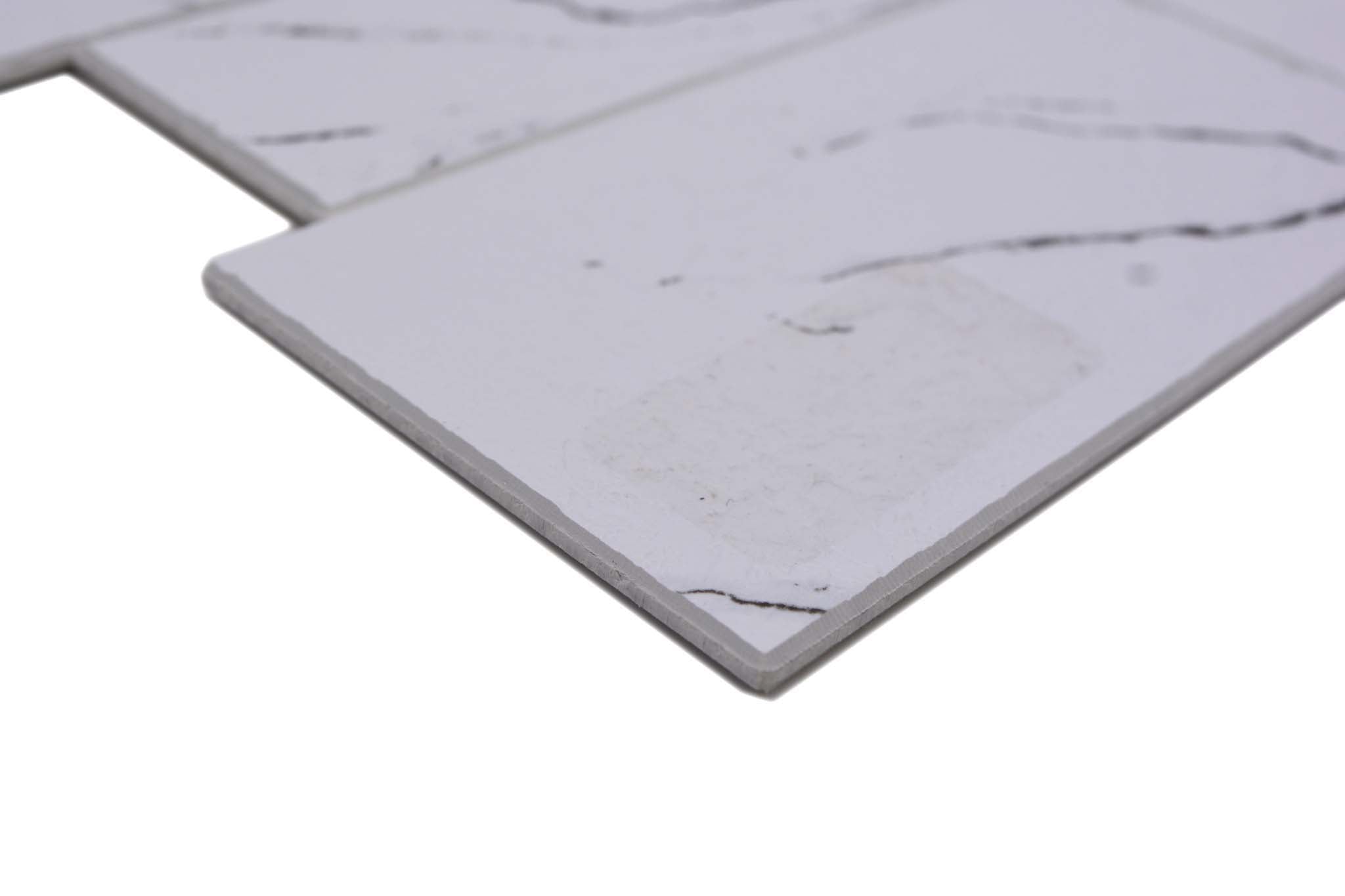 Självhäftande mosaik Vit Mjölby - 020 | 0,088 m²/ark