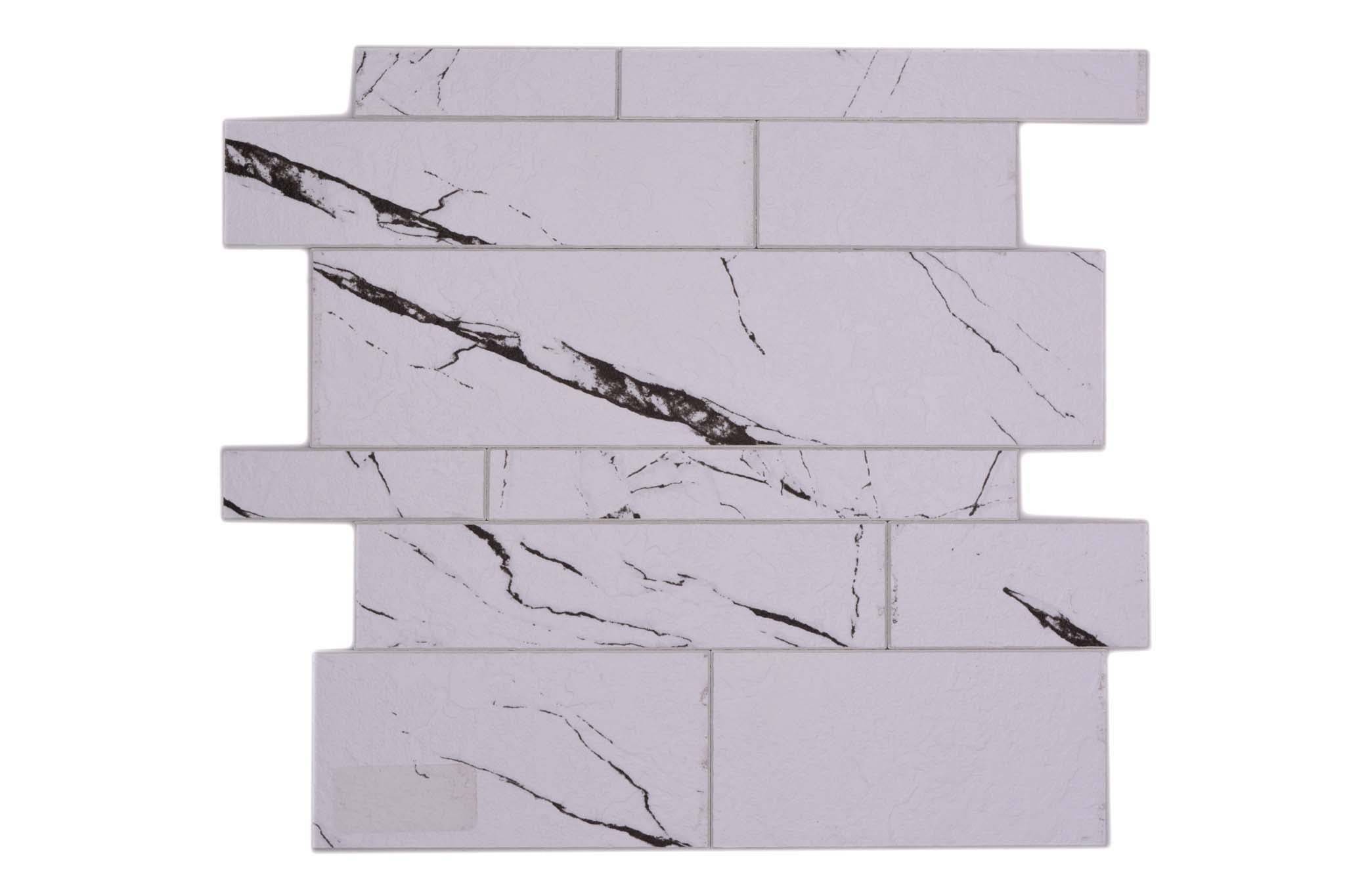 Självhäftande mosaik Vit Mjölby - 020 | 0,088 m²/ark