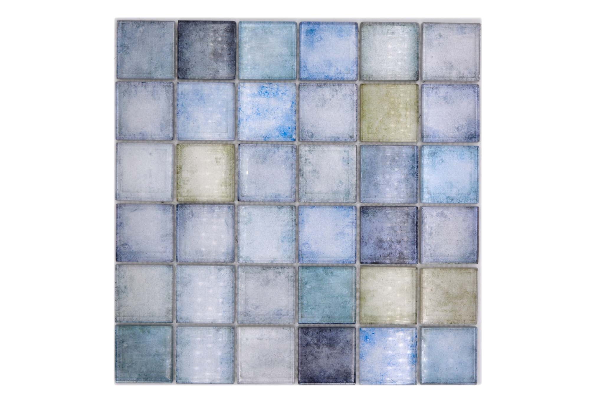 Mosaik Blå Öckerö - 001 | 0,09 m²/ark