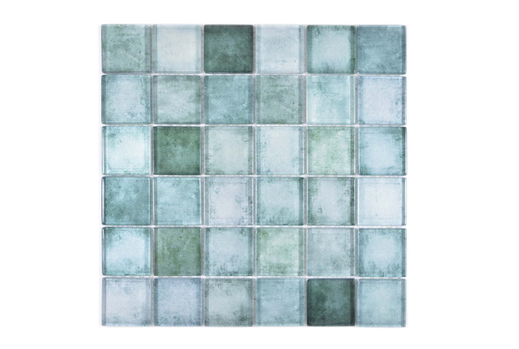 Mosaik Grön Öckerö - 004 | 0,09 m²/ark