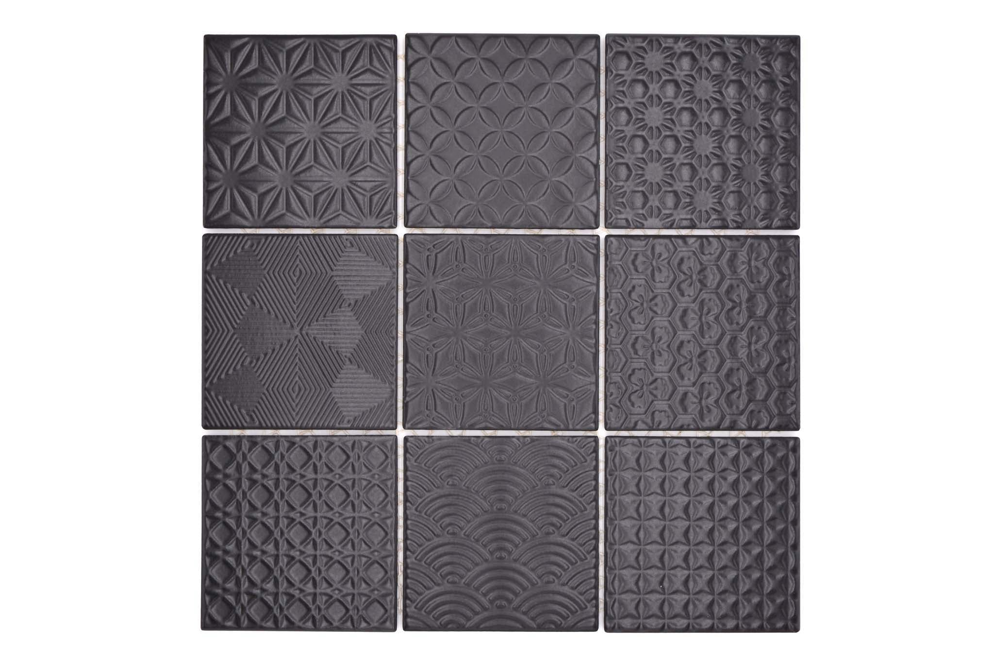 Mosaik Svart Falkenberg - 027 | 0,089 m²/ark