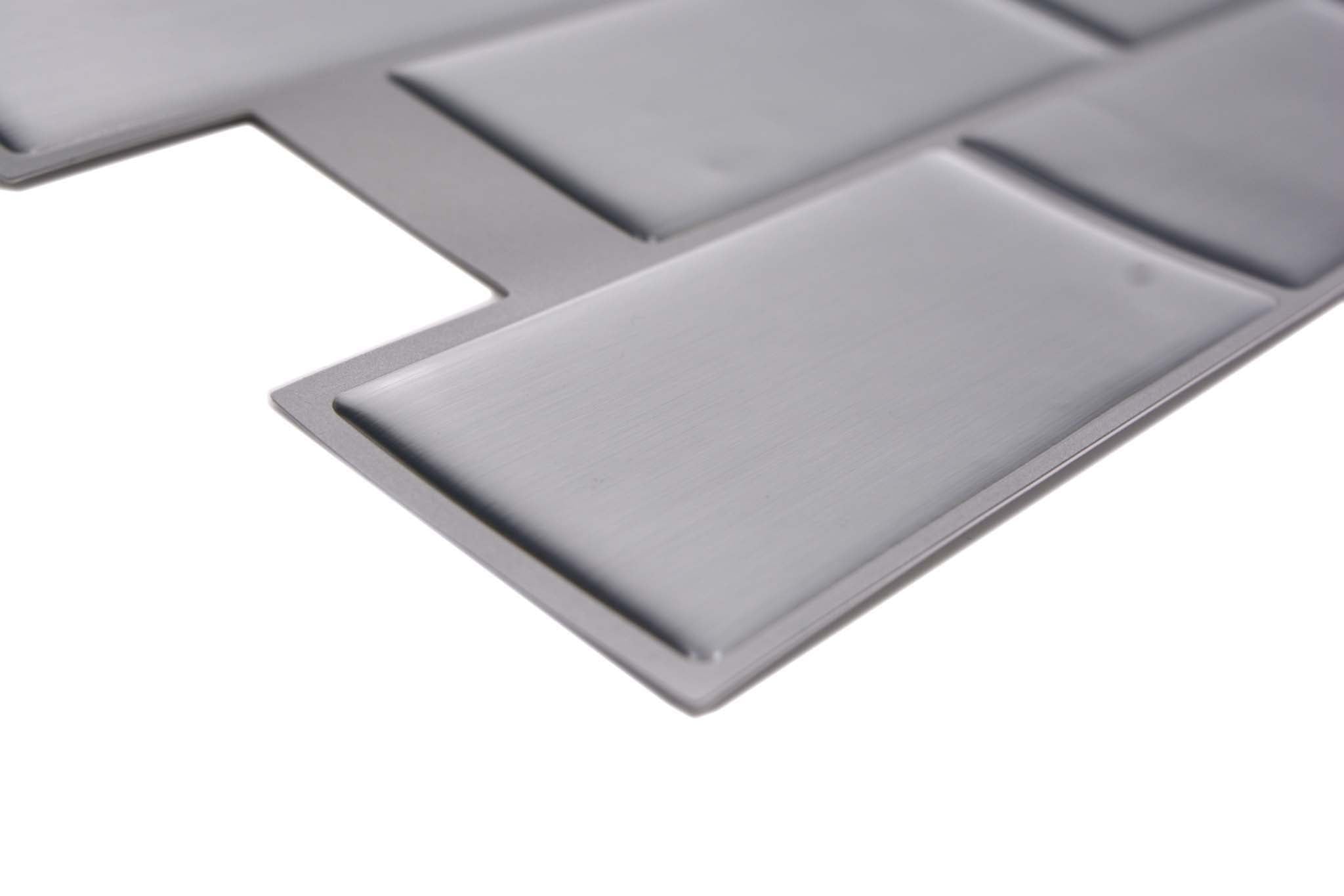 Självhäftande mosaik Silver Sundsvall - 015 | 0,253 m²/kartong