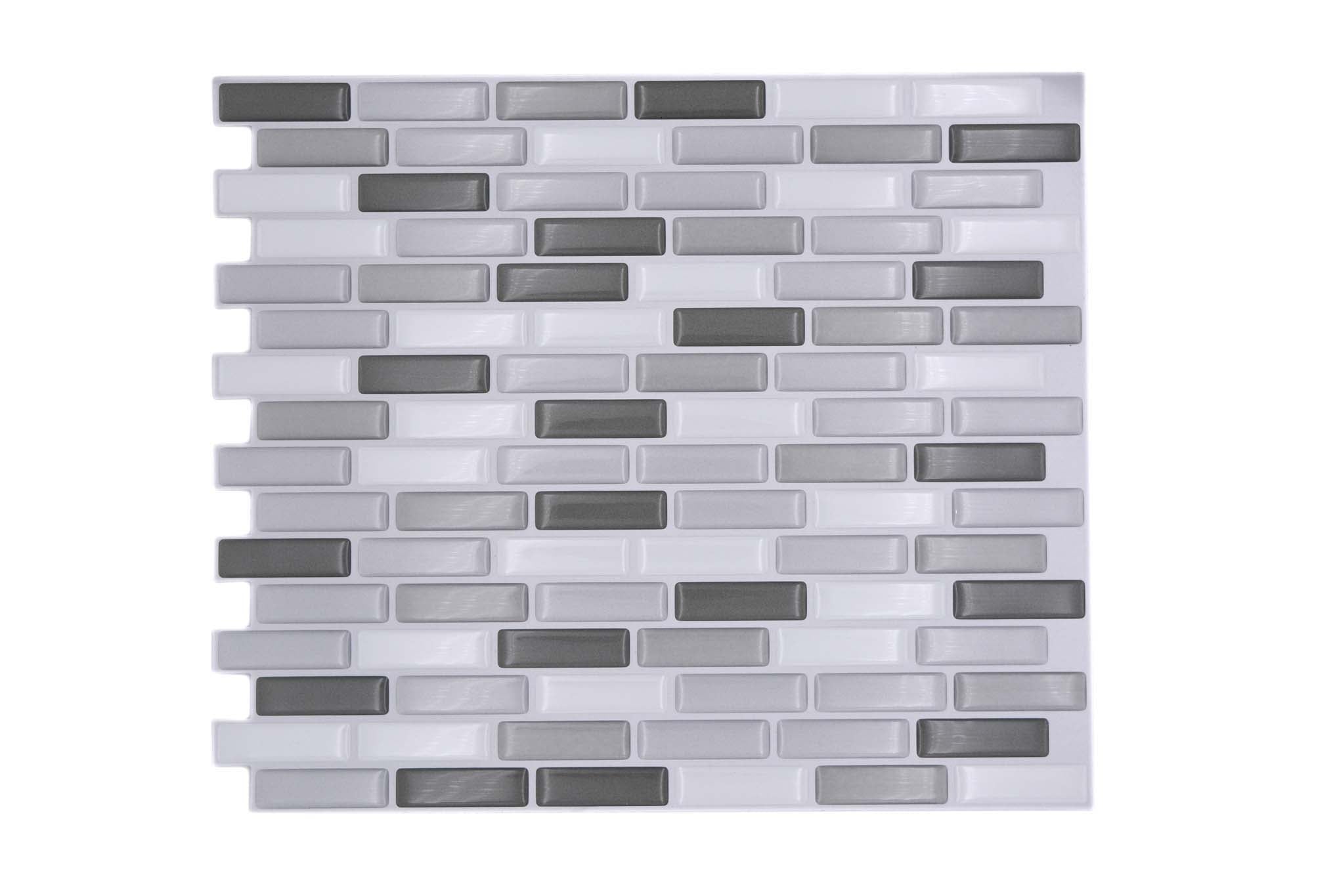 Självhäftande mosaik Silver Sundsvall - 019 | 0,241 m²/kartong