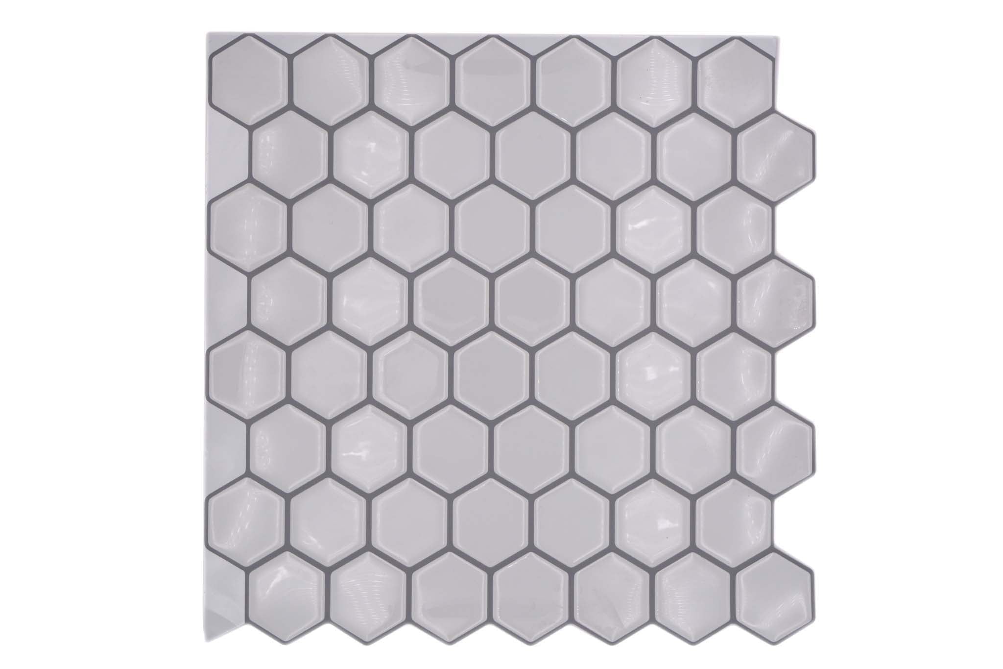 Självhäftande mosaik Vit Sundsvall - 021 | 0,084 m²/ark