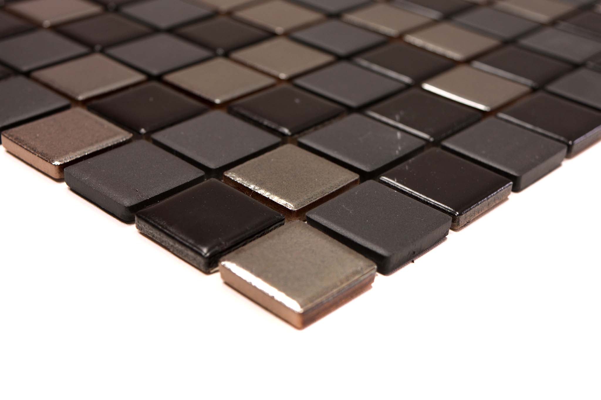 Mosaik Svart Kristiansand - 012 | 0,098 m²/ark