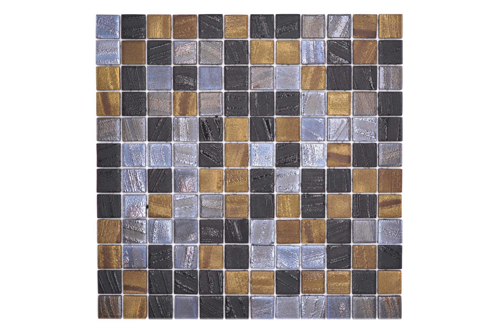 Mosaik Svart Halden - 004 | 0,099 m²/ark