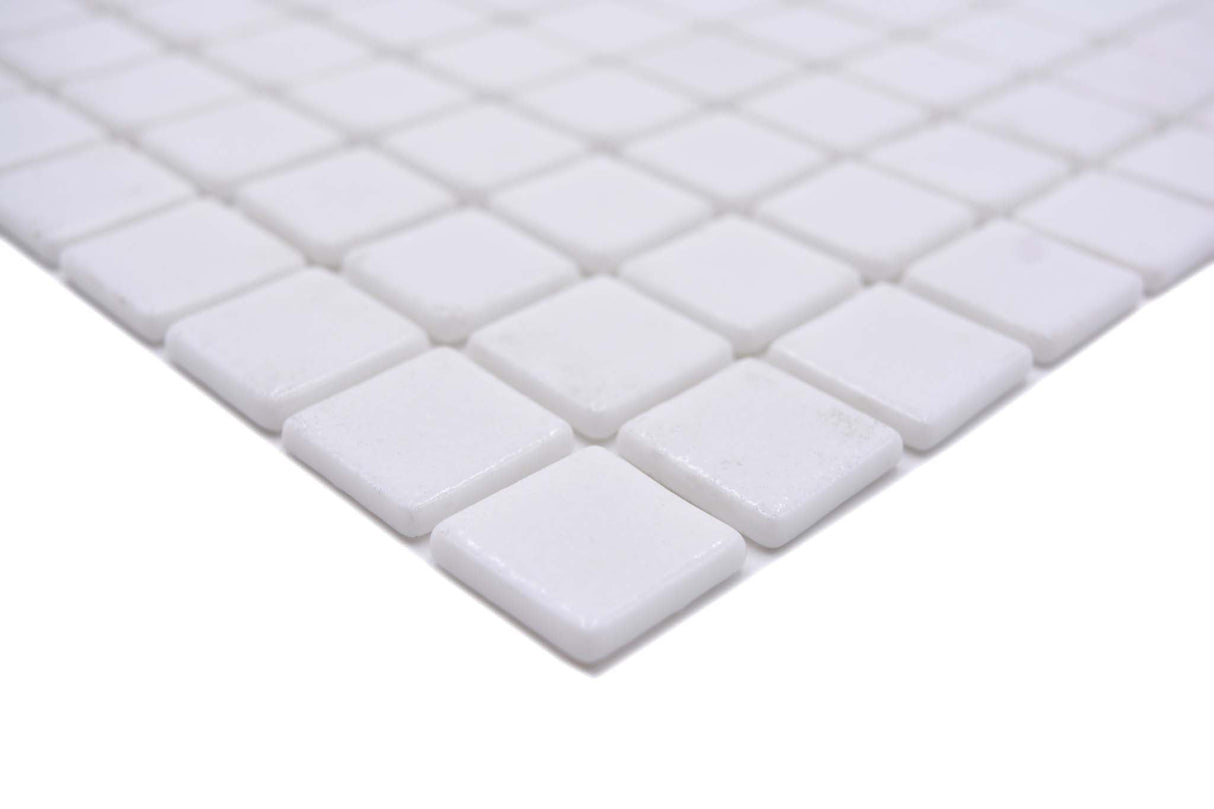 Mosaik Vit Alingsås - 001 | 0,1 m²/ark