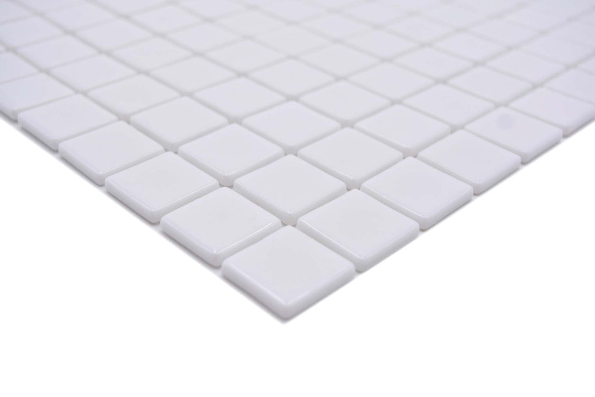 Mosaik Vit Alingsås - 002 | 0,1 m²/ark