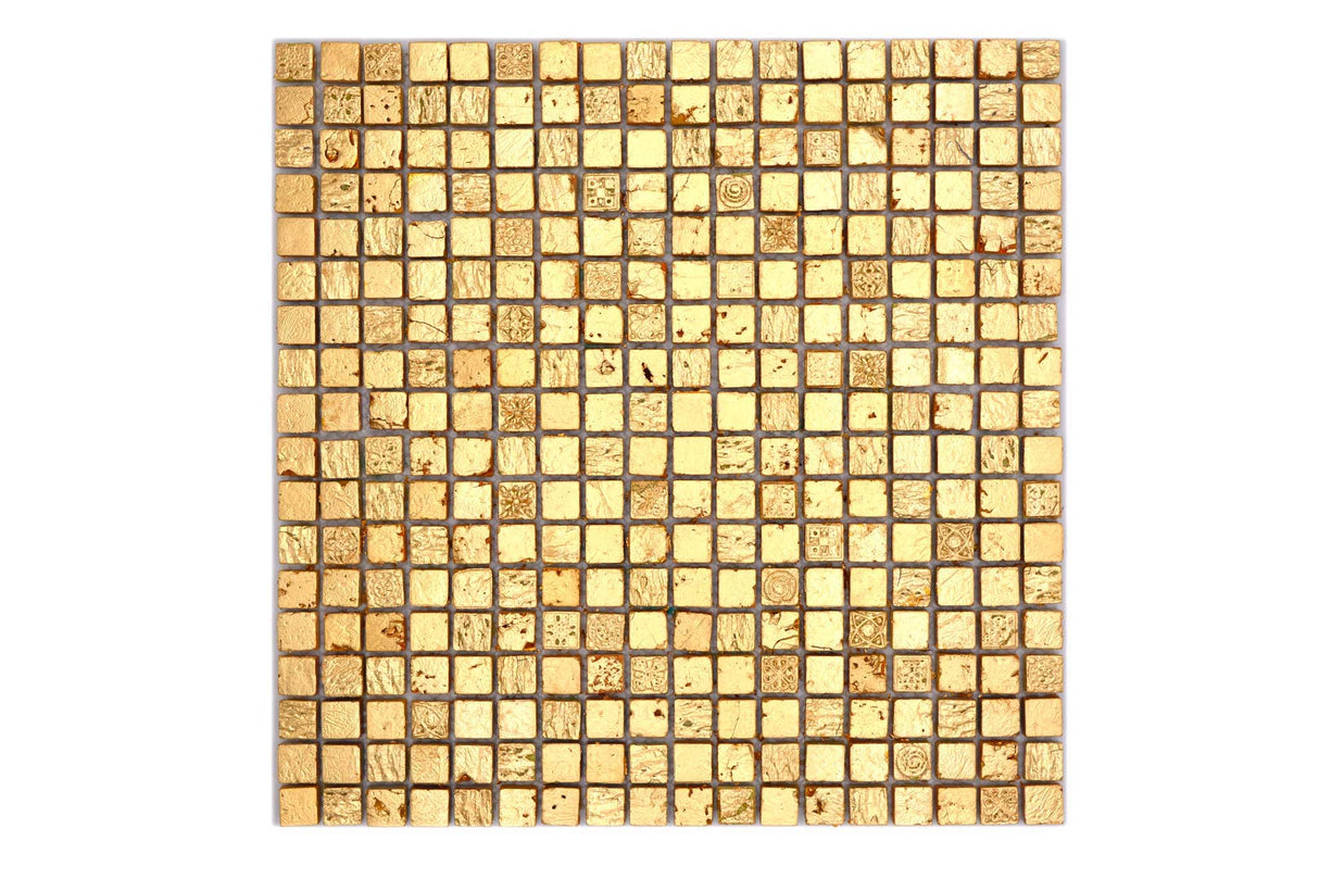 Mosaik Guld Kristiansand - 013 | 0,09 m²/ark