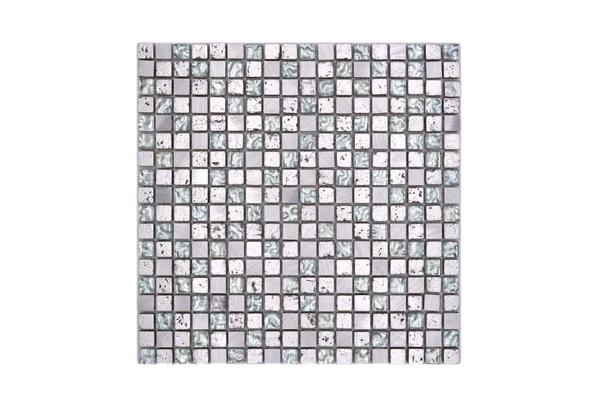 Mosaik Silver Kristiansand - 016 | 0,09 m²/ark