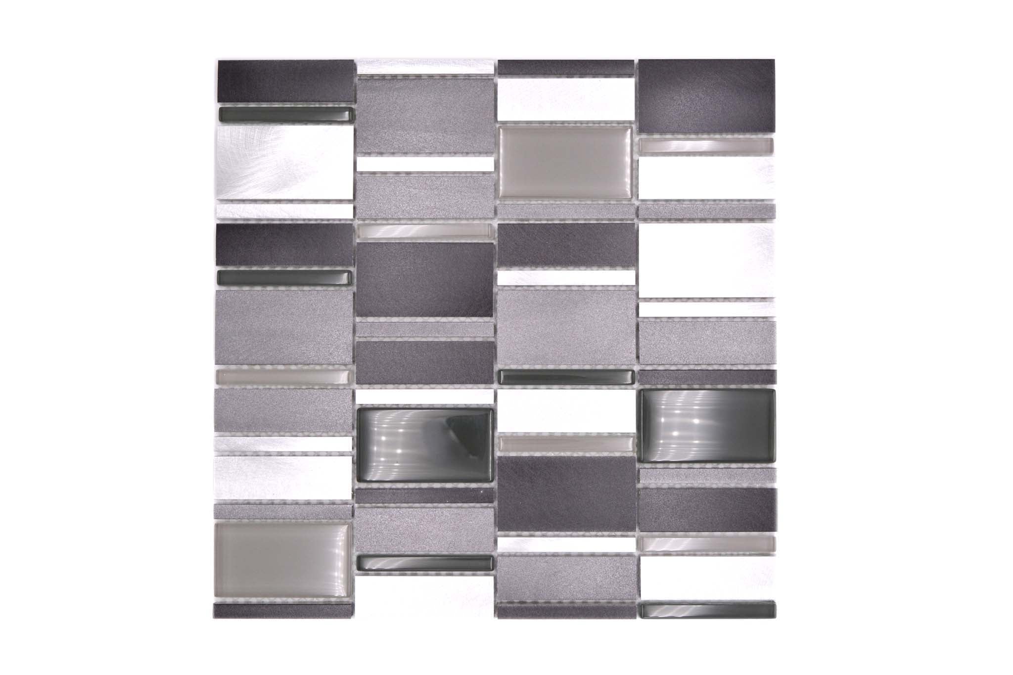 Mosaik Grå Karlstad - 007 | 0,091 m²/ark