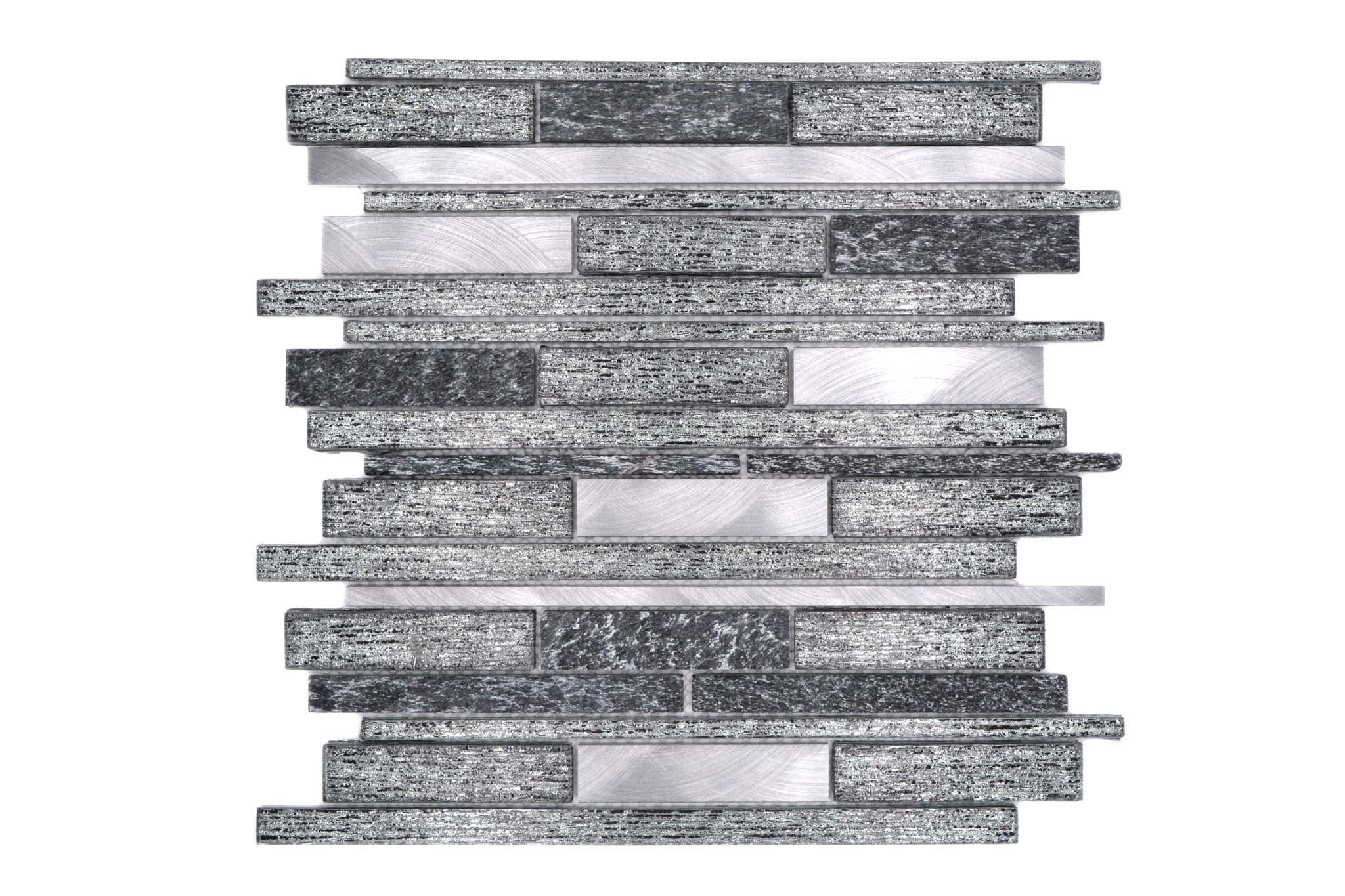 Mosaik Svart Kristiansand - 019 | 0,093 m²/ark