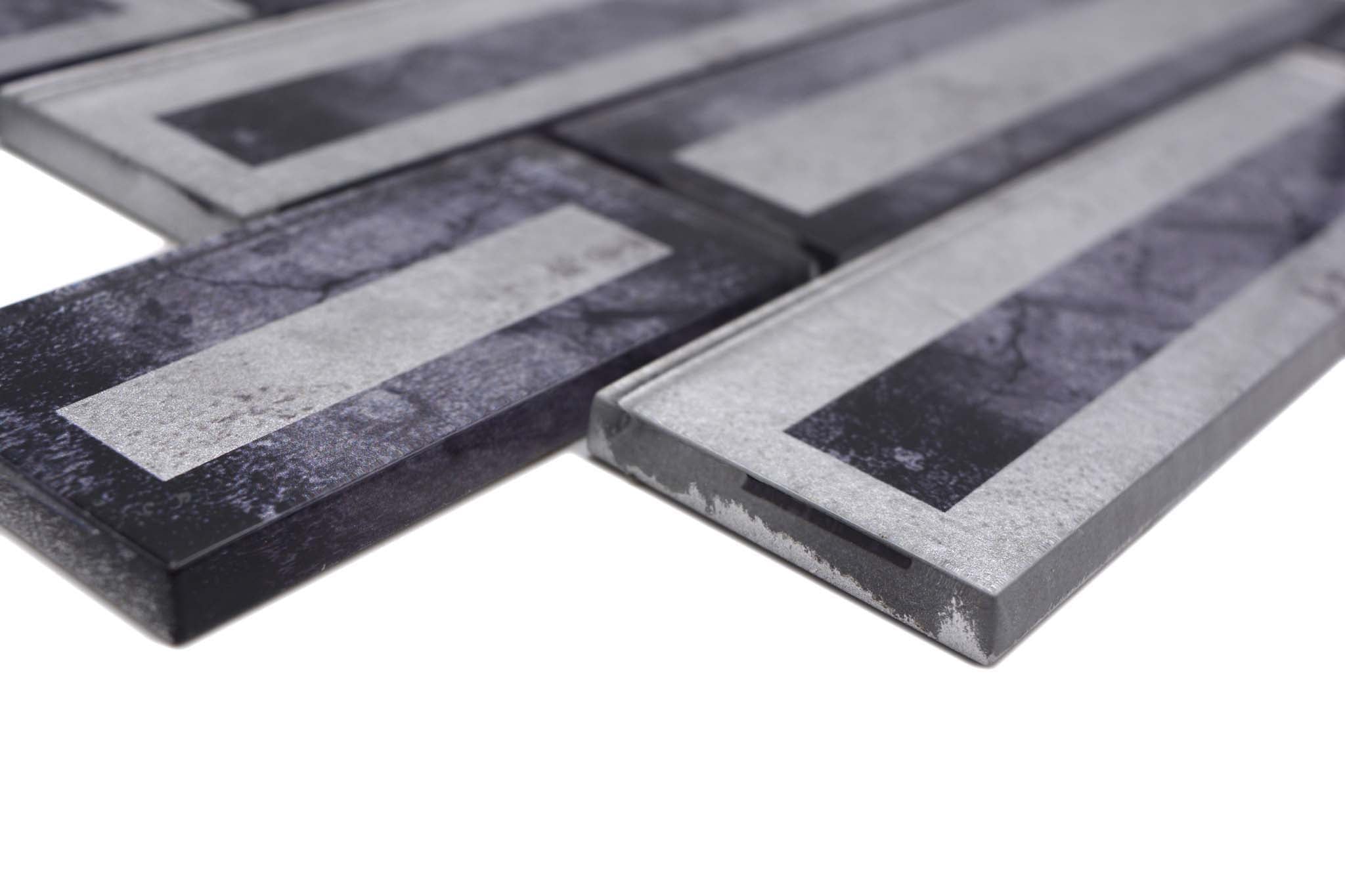 Mosaik Svart Ödeshög - 009 | 0,09 m²/ark