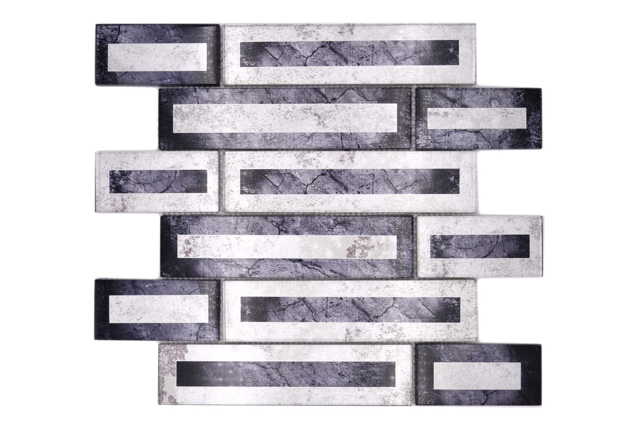 Mosaik Svart Ödeshög - 009 | 0,09 m²/ark