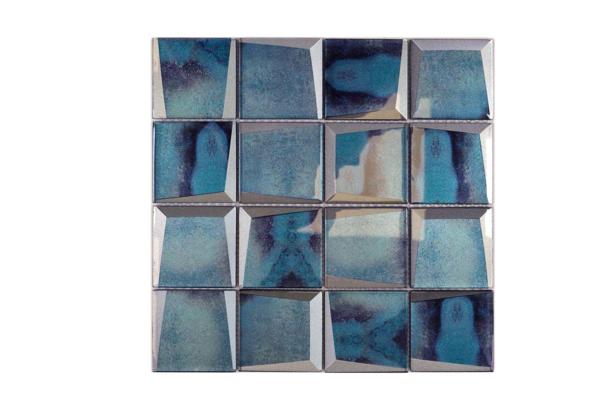 Mosaik Blå Sundbyberg - 001 | 0,09 m²/ark