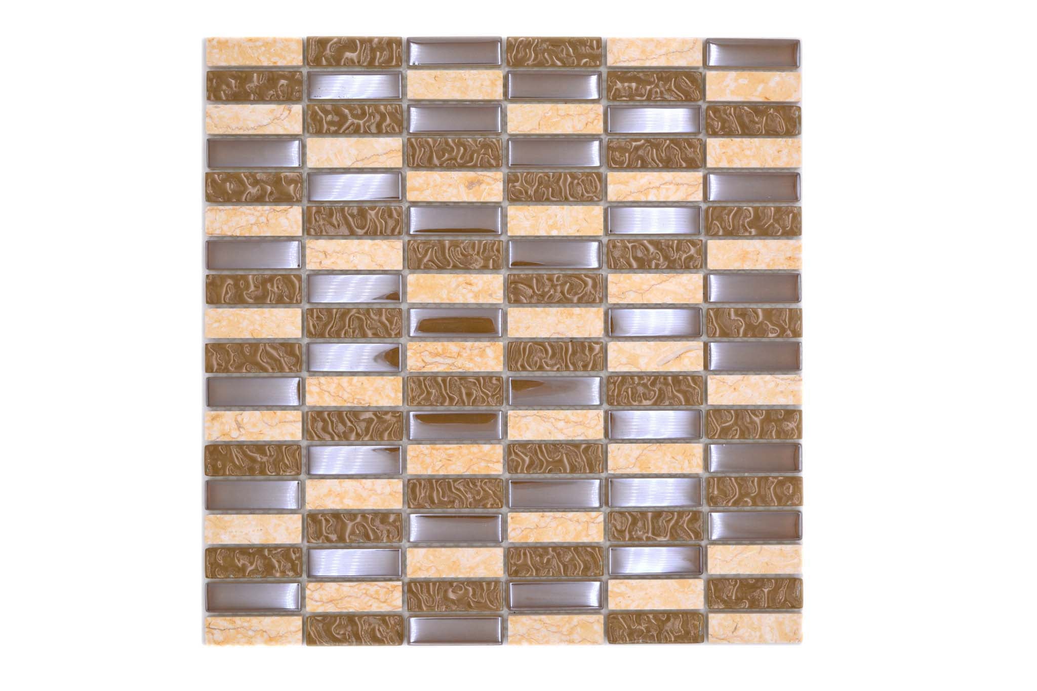 Mosaik Beige Norrköping - 001 | 0,091 m²/ark