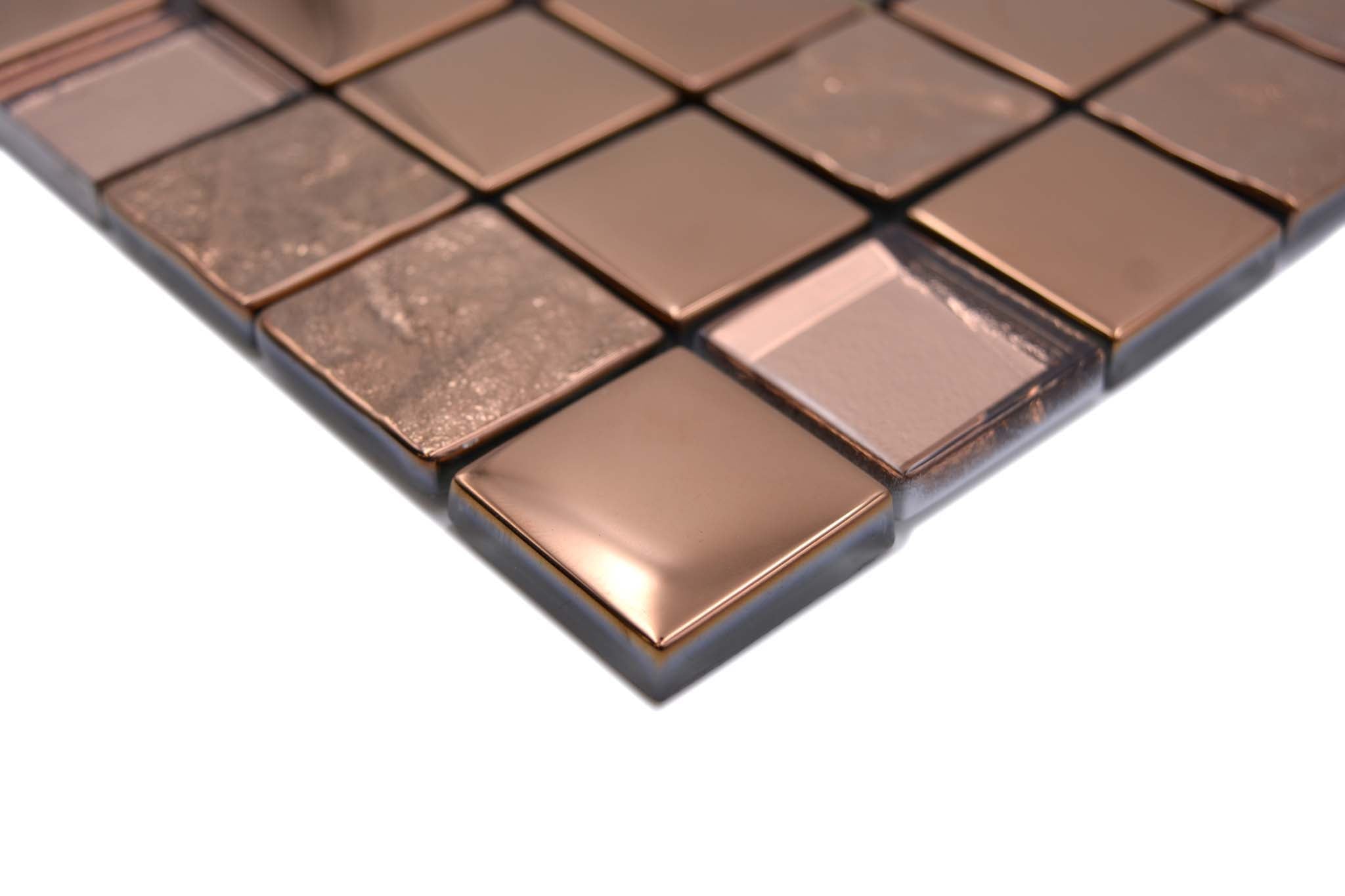 Mosaik Brons Nässjö - 005 | 0,09 m²/ark