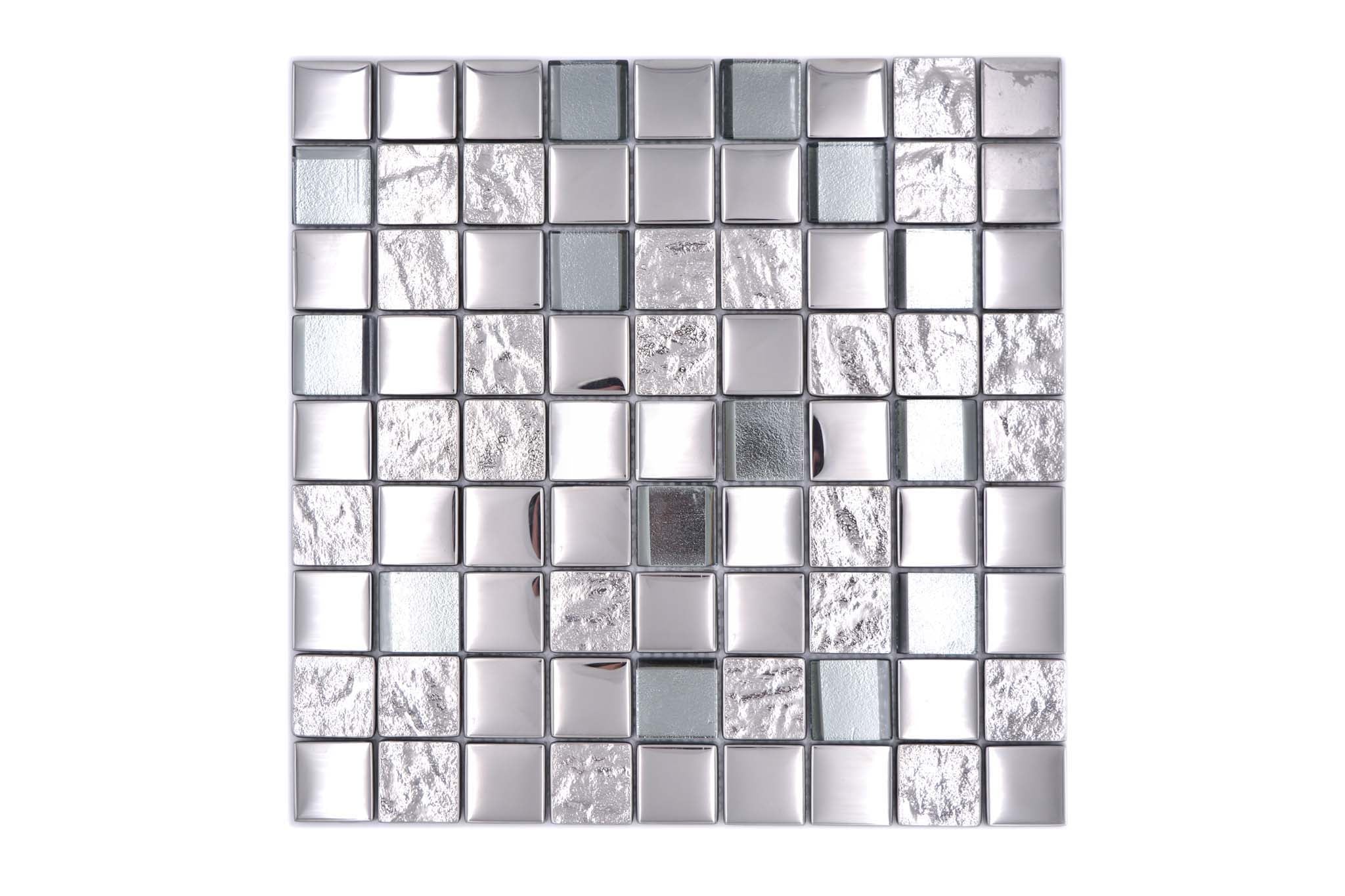 Mosaik Silver Nässjö - 007 | 0,09 m²/ark