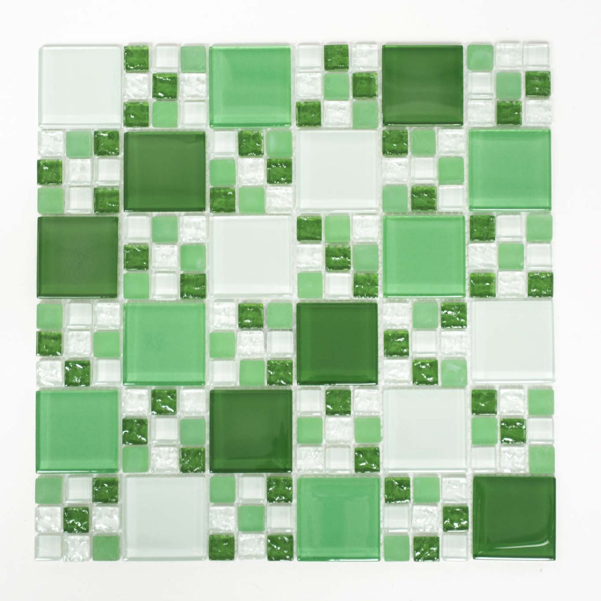 Mosaik Grön Larvik - 022 | 0,09 m²/ark