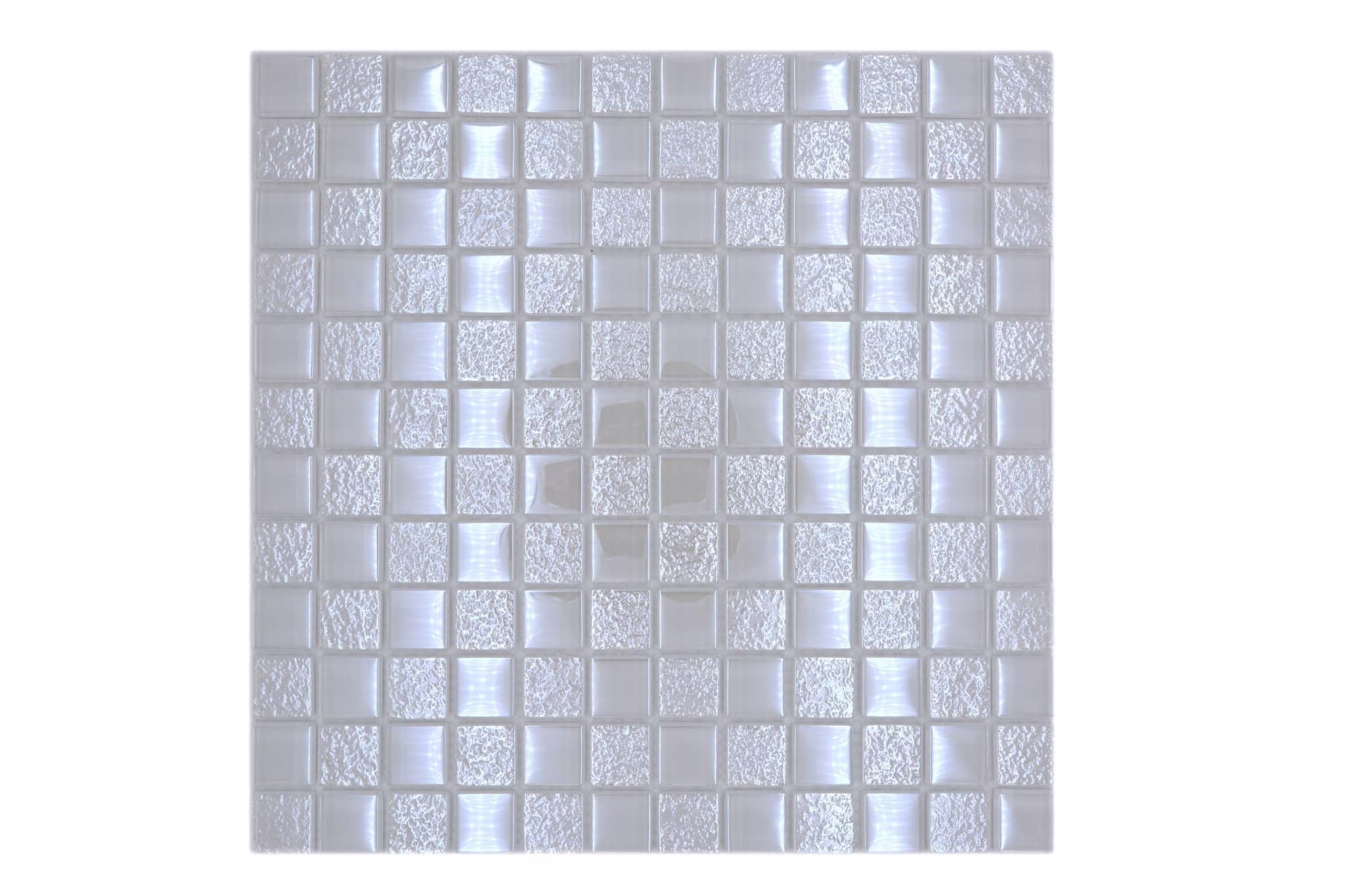 Mosaik Vit Nässjö - 014 | 0,089 m²/ark