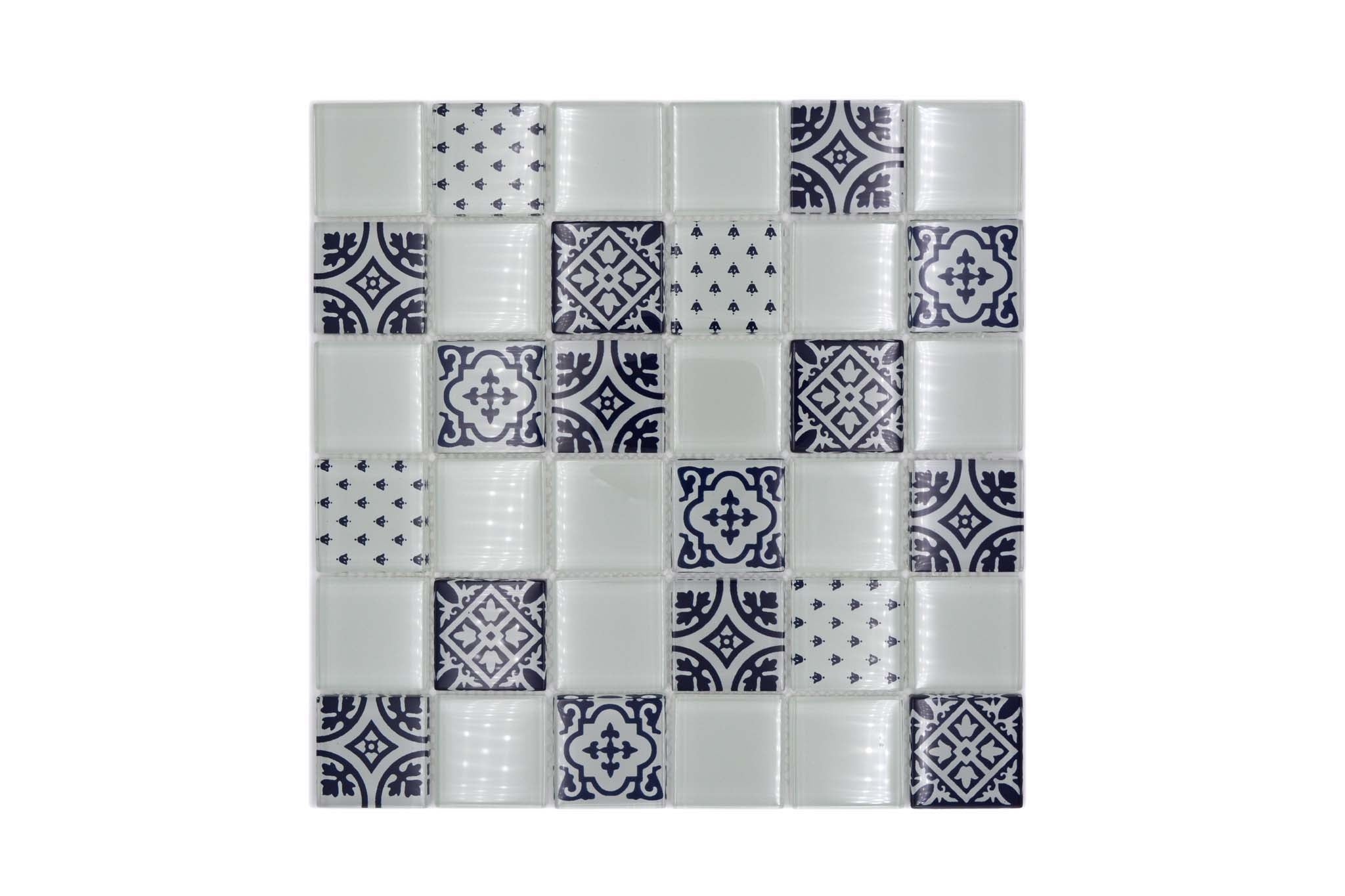 Mosaik Vit Falkenberg - 029 | 0,09 m²/ark