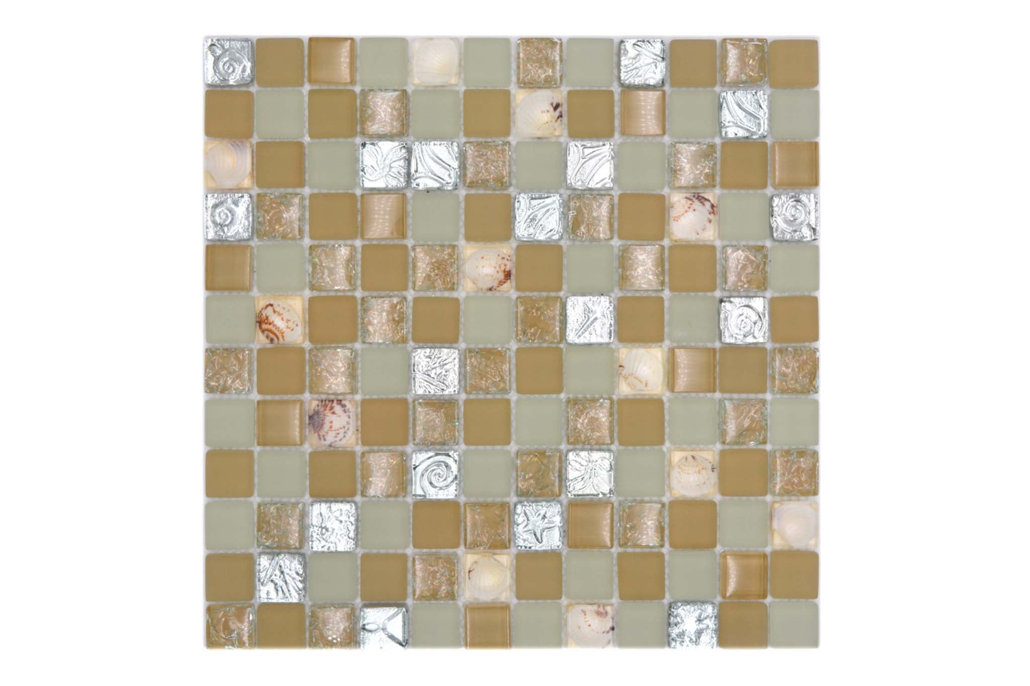 Mosaik Beige Norrköping - 004 | 0,09 m²/ark