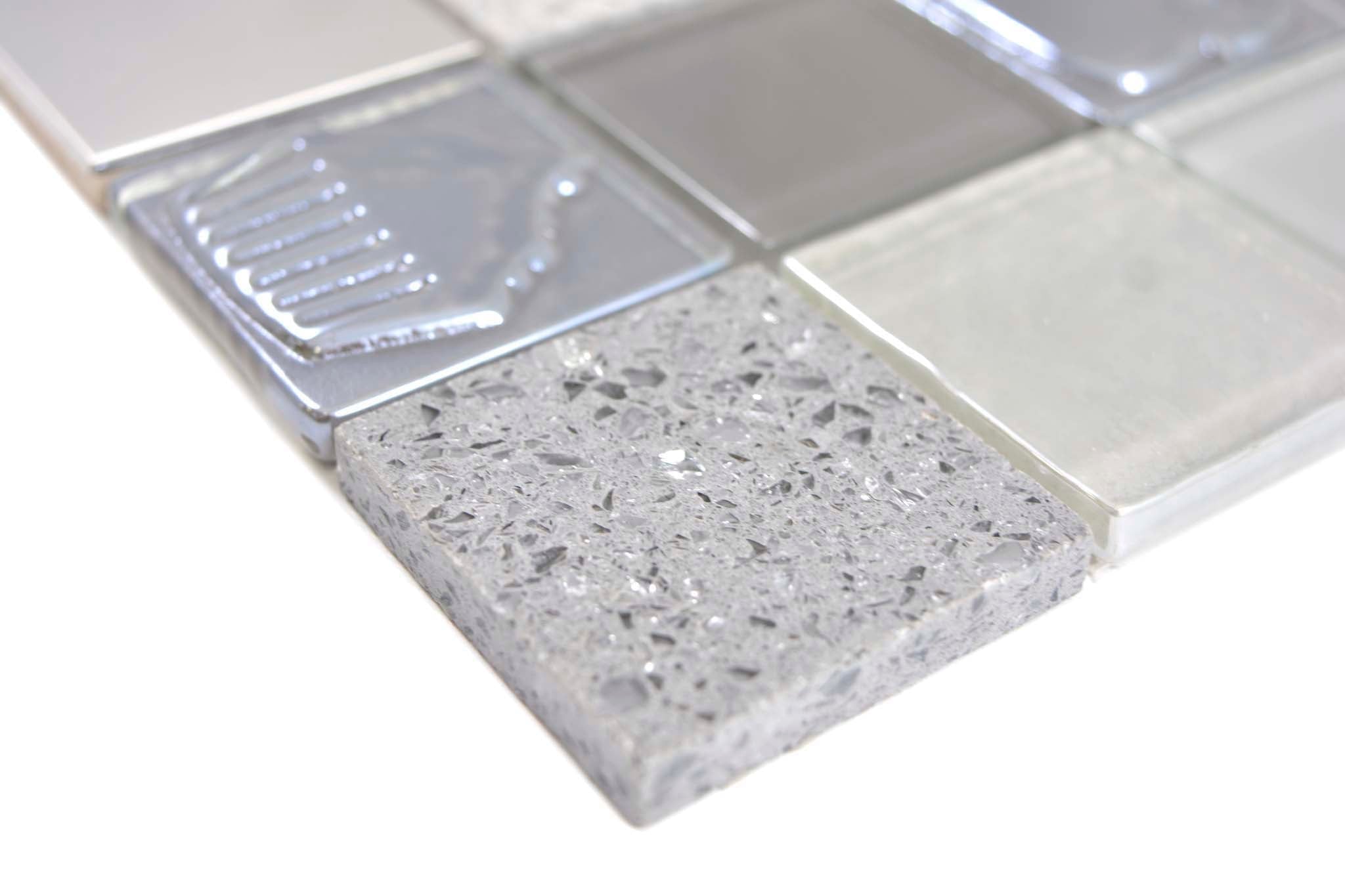 Mosaik Grå Stavanger - 002 | 0,09 m²/ark