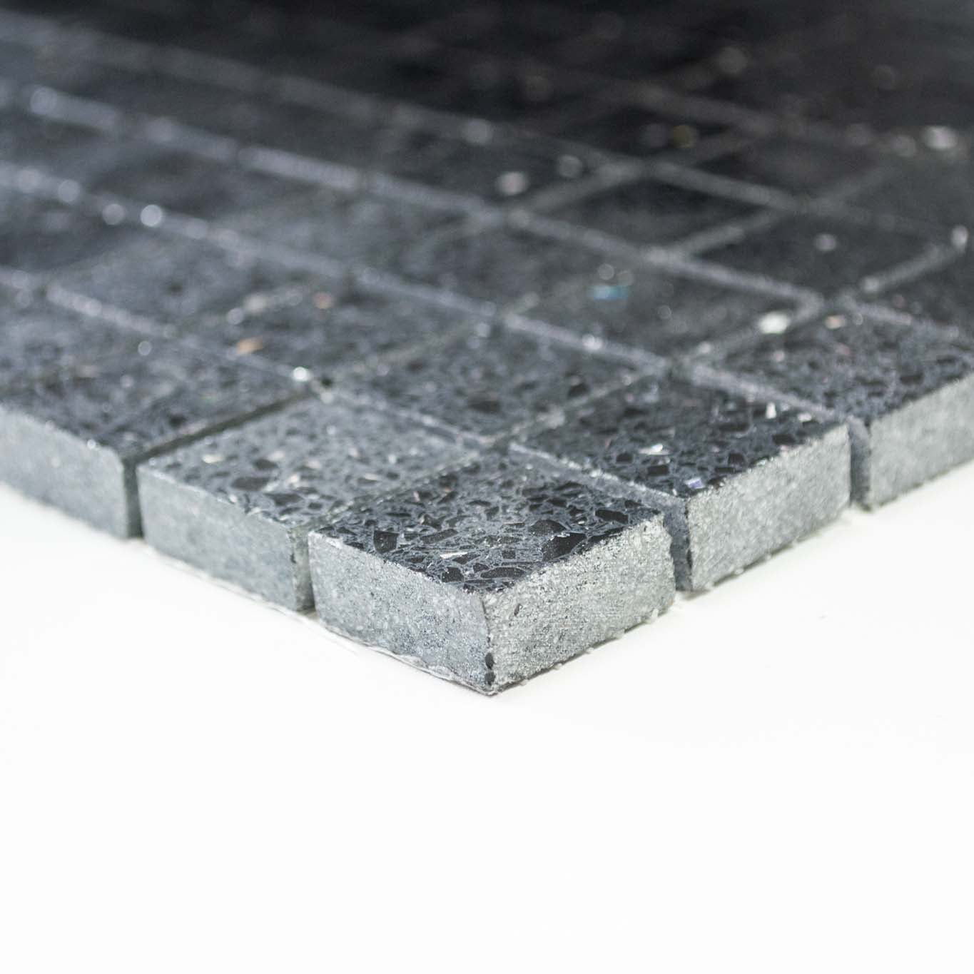 Mosaik Svart Uppsala - 005 | 0,093 m²/ark