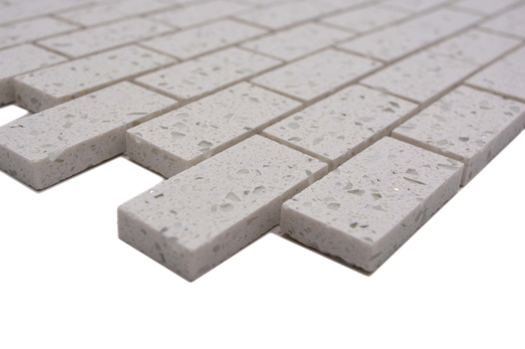 Mosaik Vit Uppsala - 008 | 0,09 m²/ark