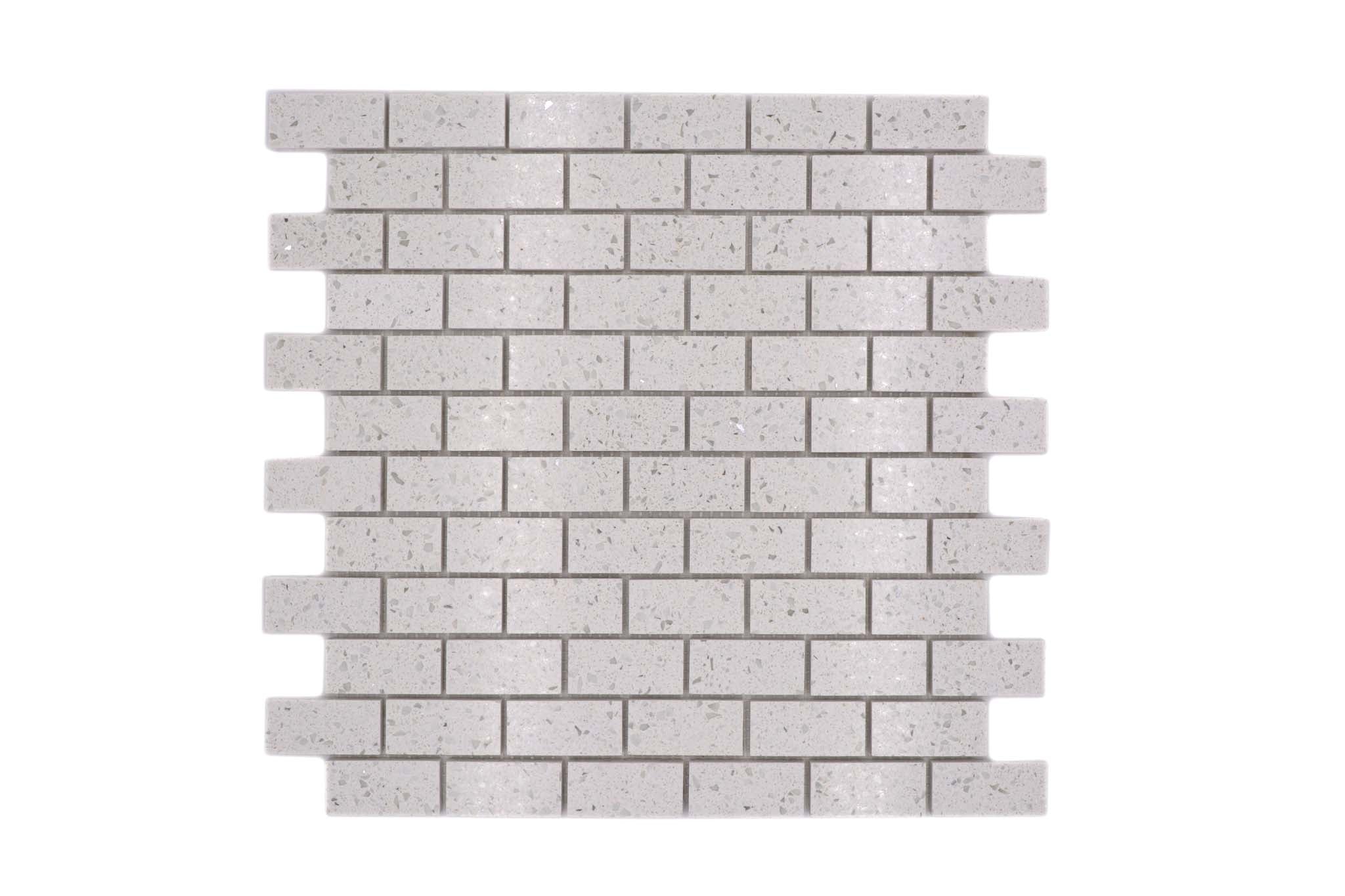 Mosaik Vit Uppsala - 008 | 0,09 m²/ark