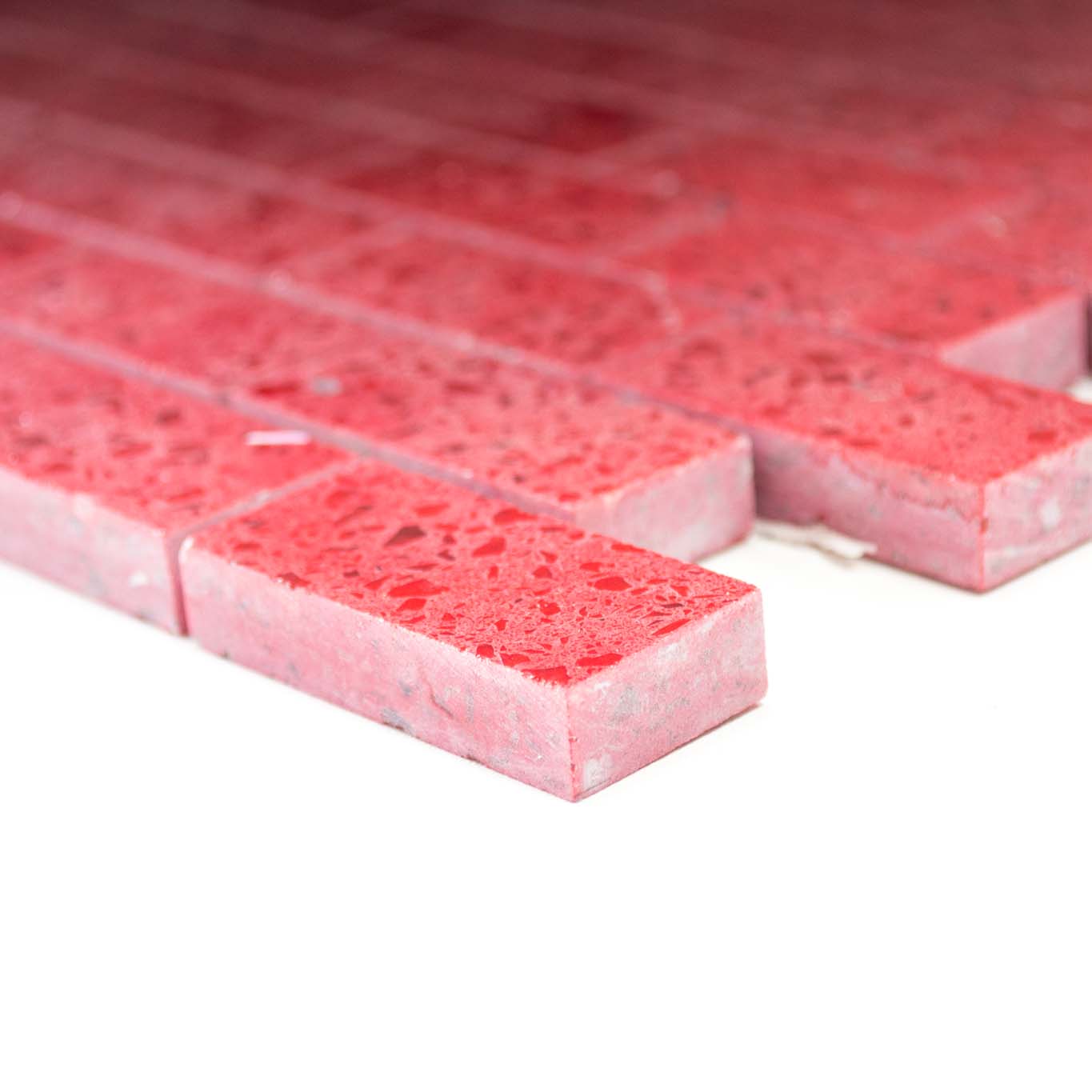 Mosaik Röd Uppsala - 010 | 0,09 m²/ark