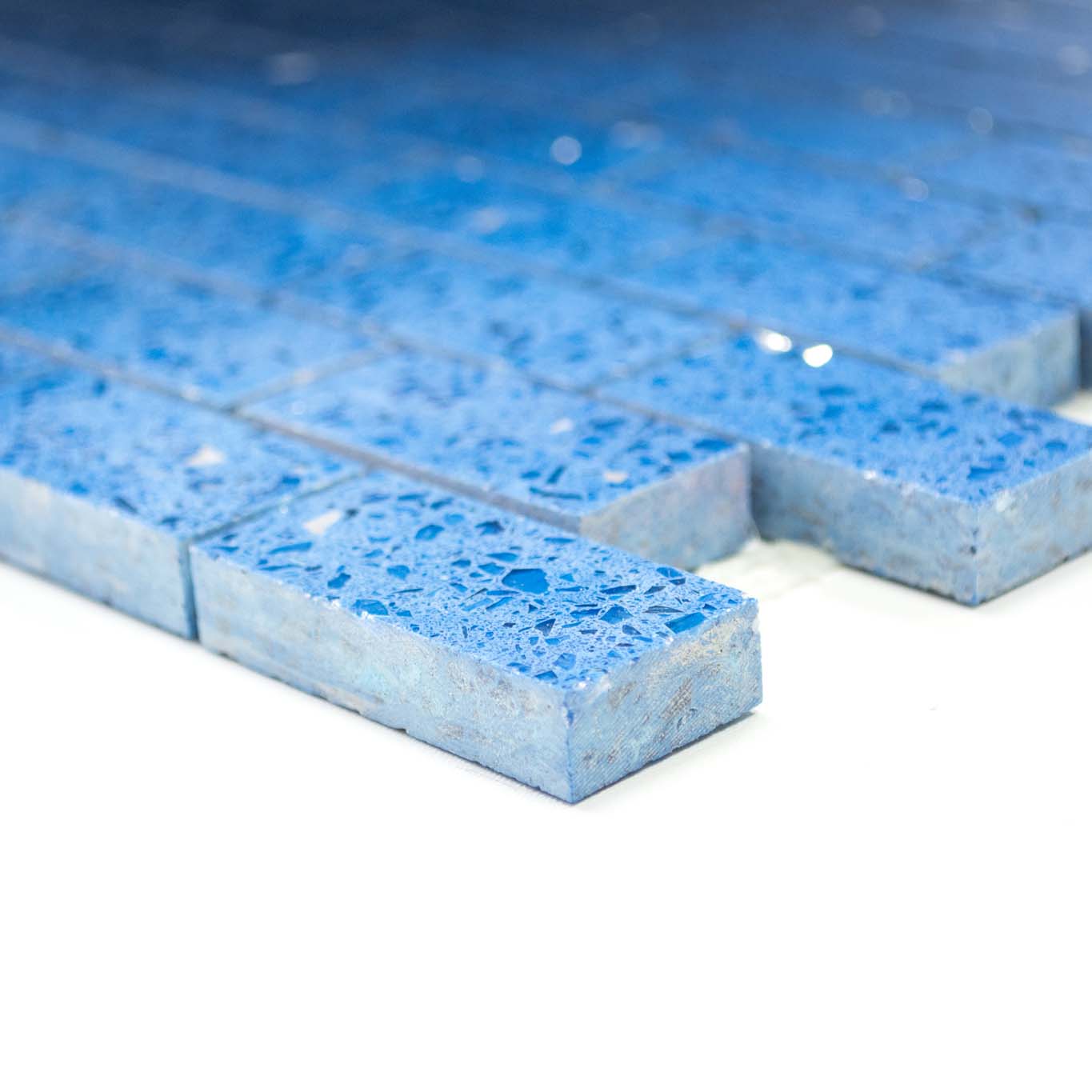 Mosaik Blå Uppsala - 011 | 0,09 m²/ark