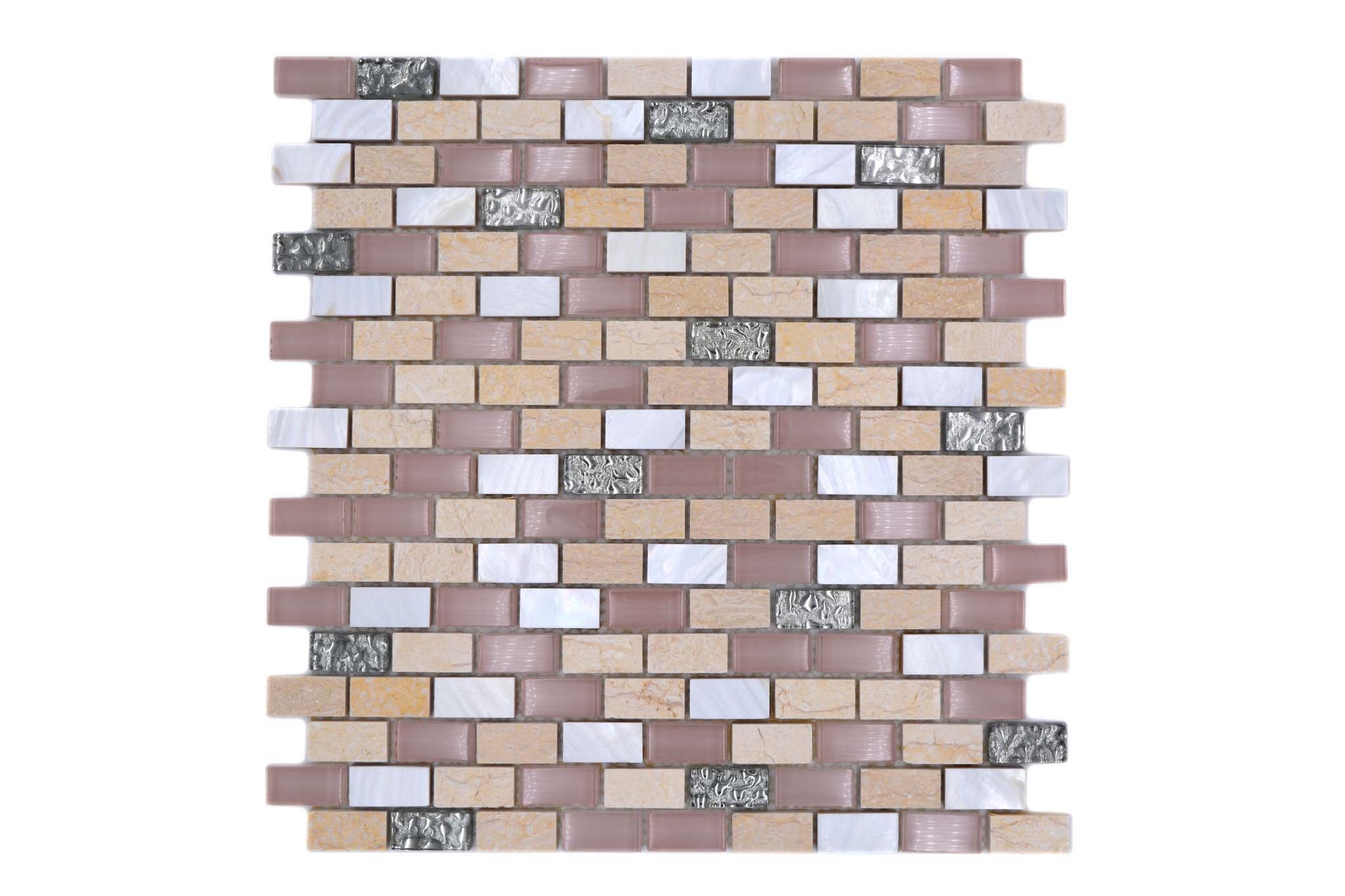 Mosaik Beige Hedemora - 017 | 0,085 m²/ark