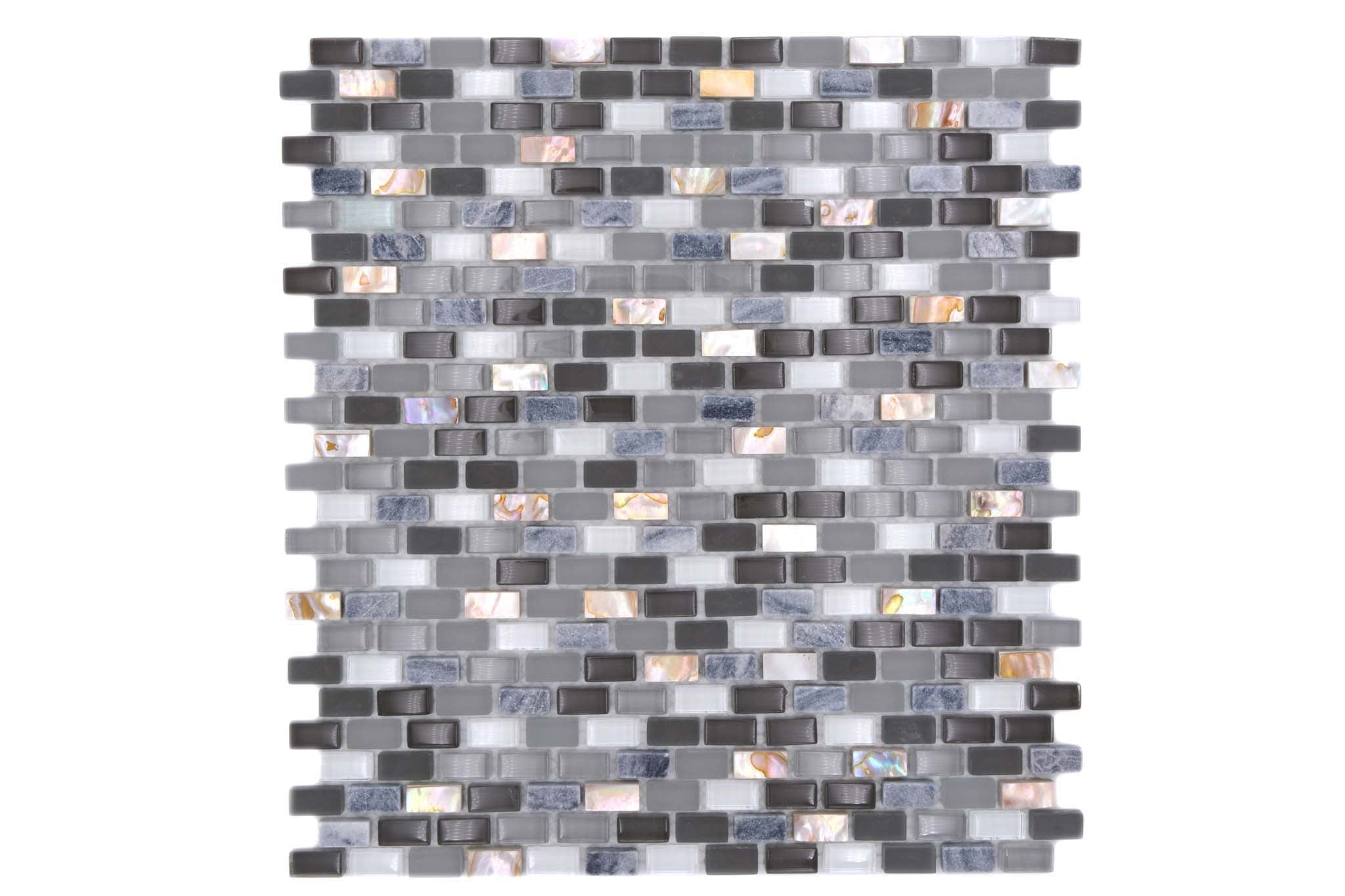 Mosaik Grå Hedemora - 021 | 0,088 m²/ark