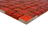 Mosaik Röd Orsa - 006 | 0,09 m²/ark