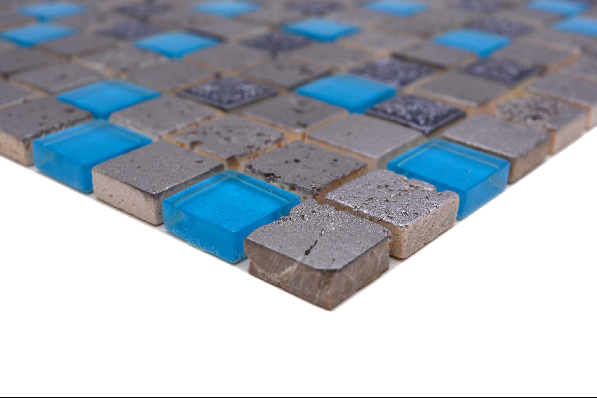 Mosaik Blå Orsa - 009 | 0,099 m²/ark