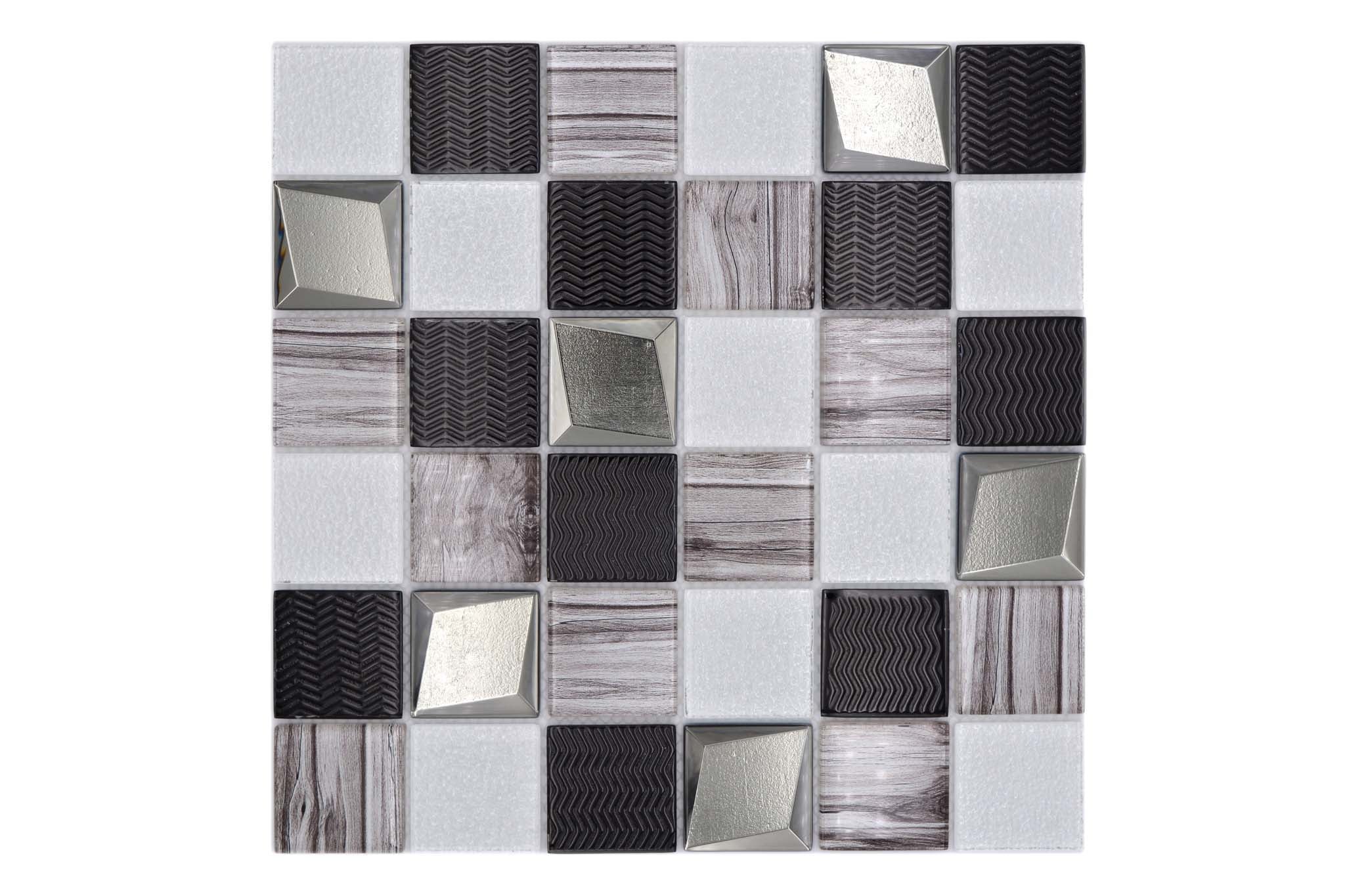 Mosaik Silver Boden - 004 | 0,089 m²/ark