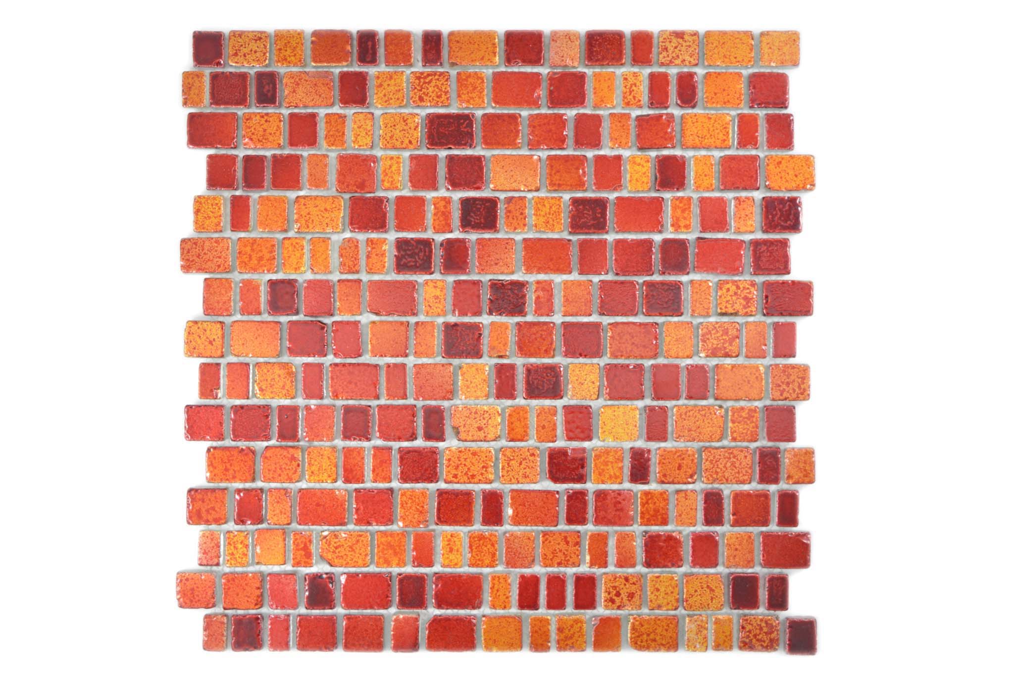 Mosaik Röd Flen - 008 | 0,098 m²/ark