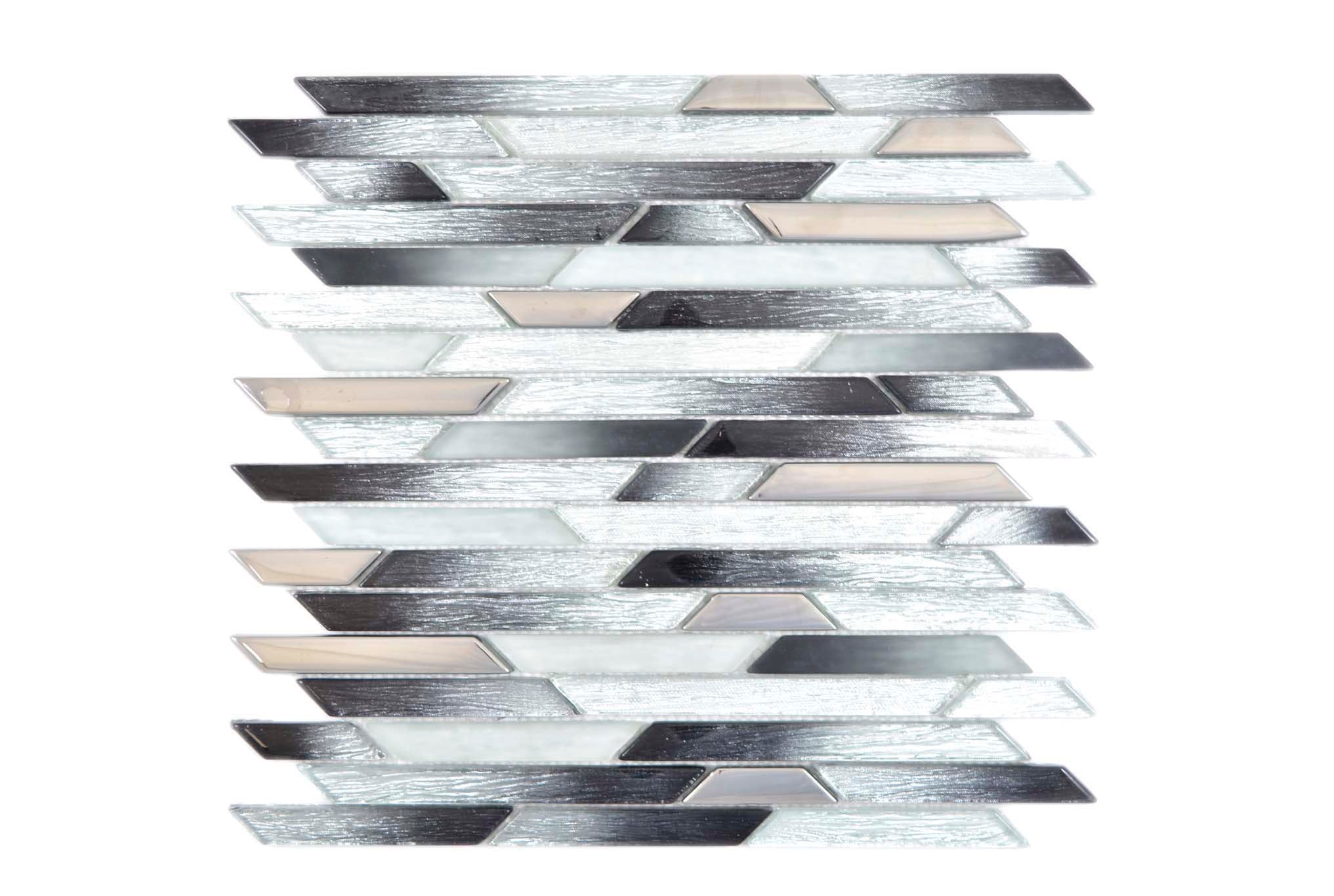 Mosaik Silver Gävle - 002 | 0,09 m²/ark