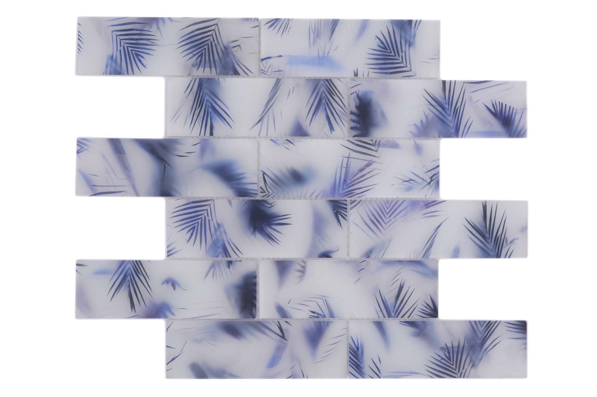 Mosaik Blå Leksand - 002 | 0,089 m²/ark