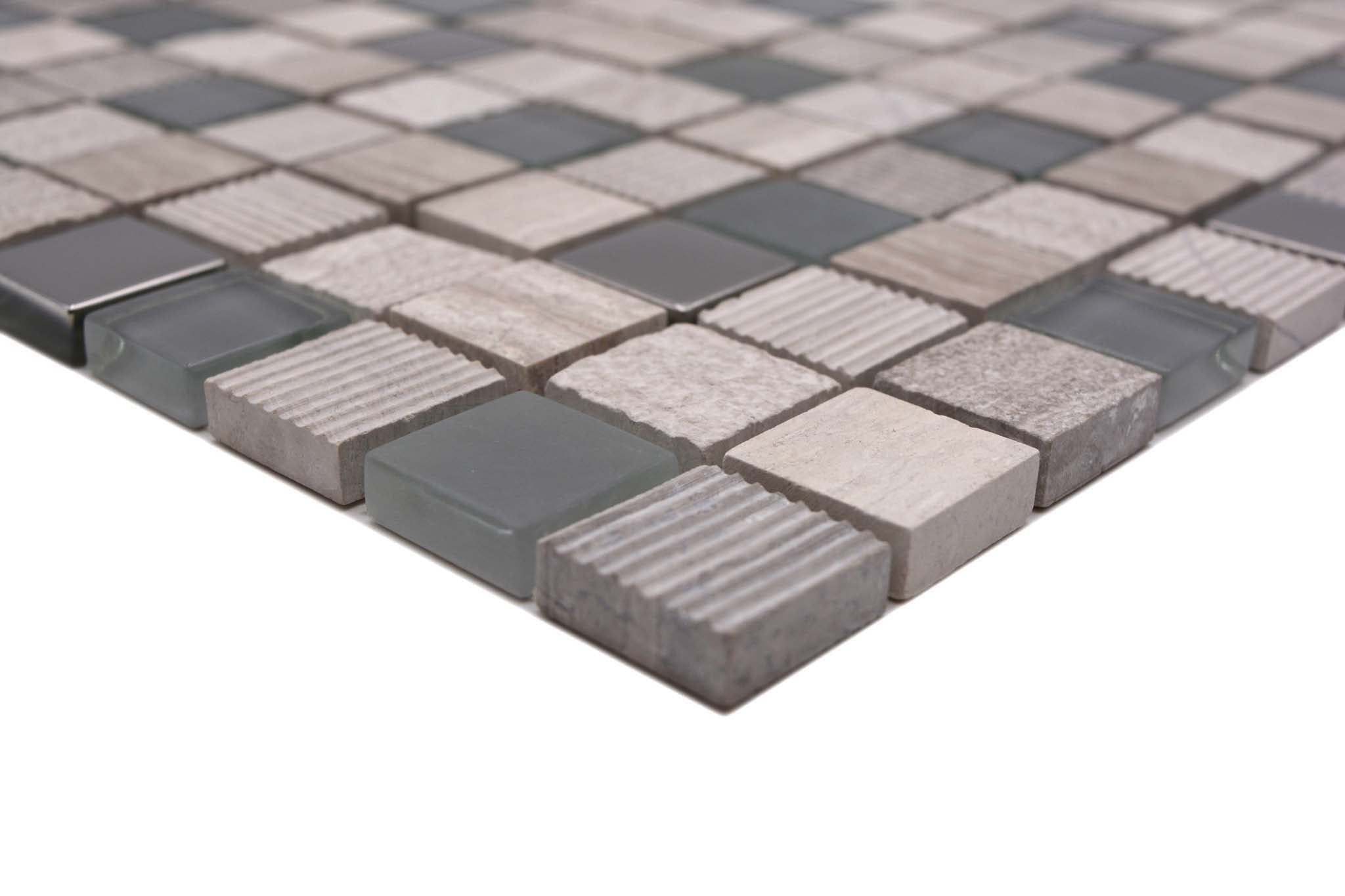 Mosaik Grå Motala - 005 | 0,09 m²/ark