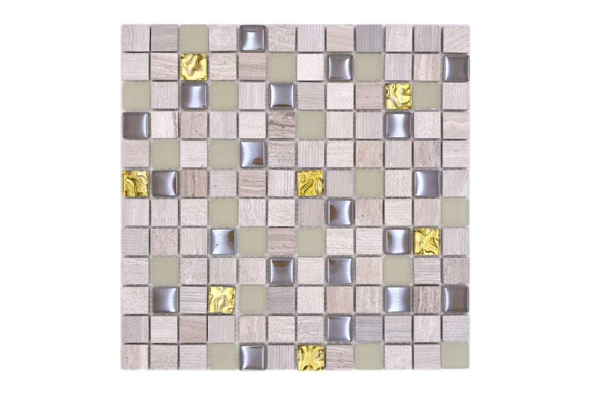 Mosaik Grå Motala - 006 | 0,09 m²/ark