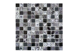Mosaik Svart Bergen - 002 | 0,089 m²/ark