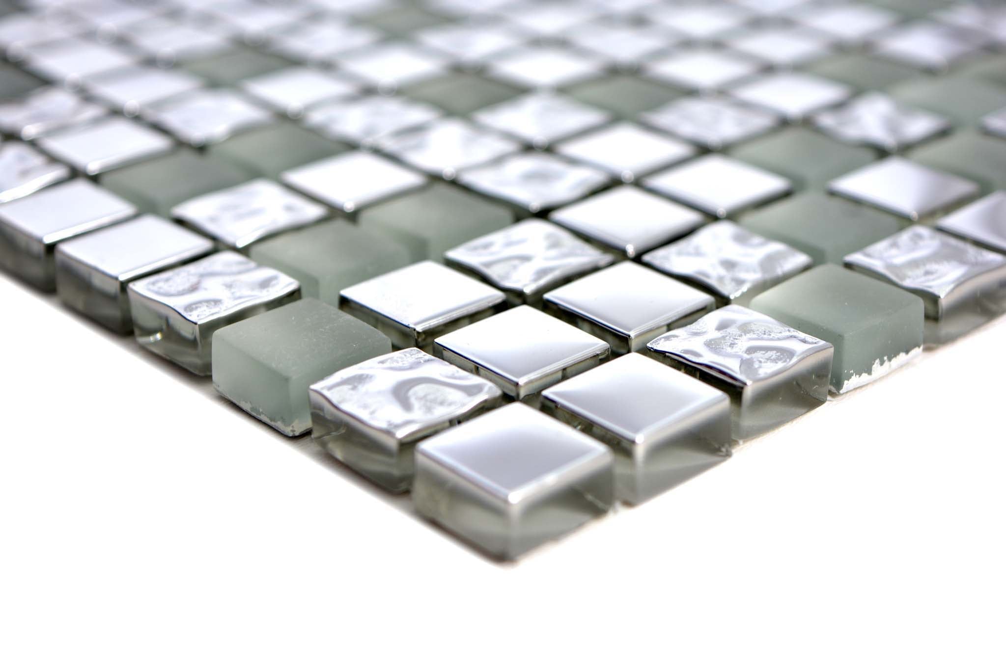 Mosaik Silver Nässjö - 022 | 0,09 m²/ark